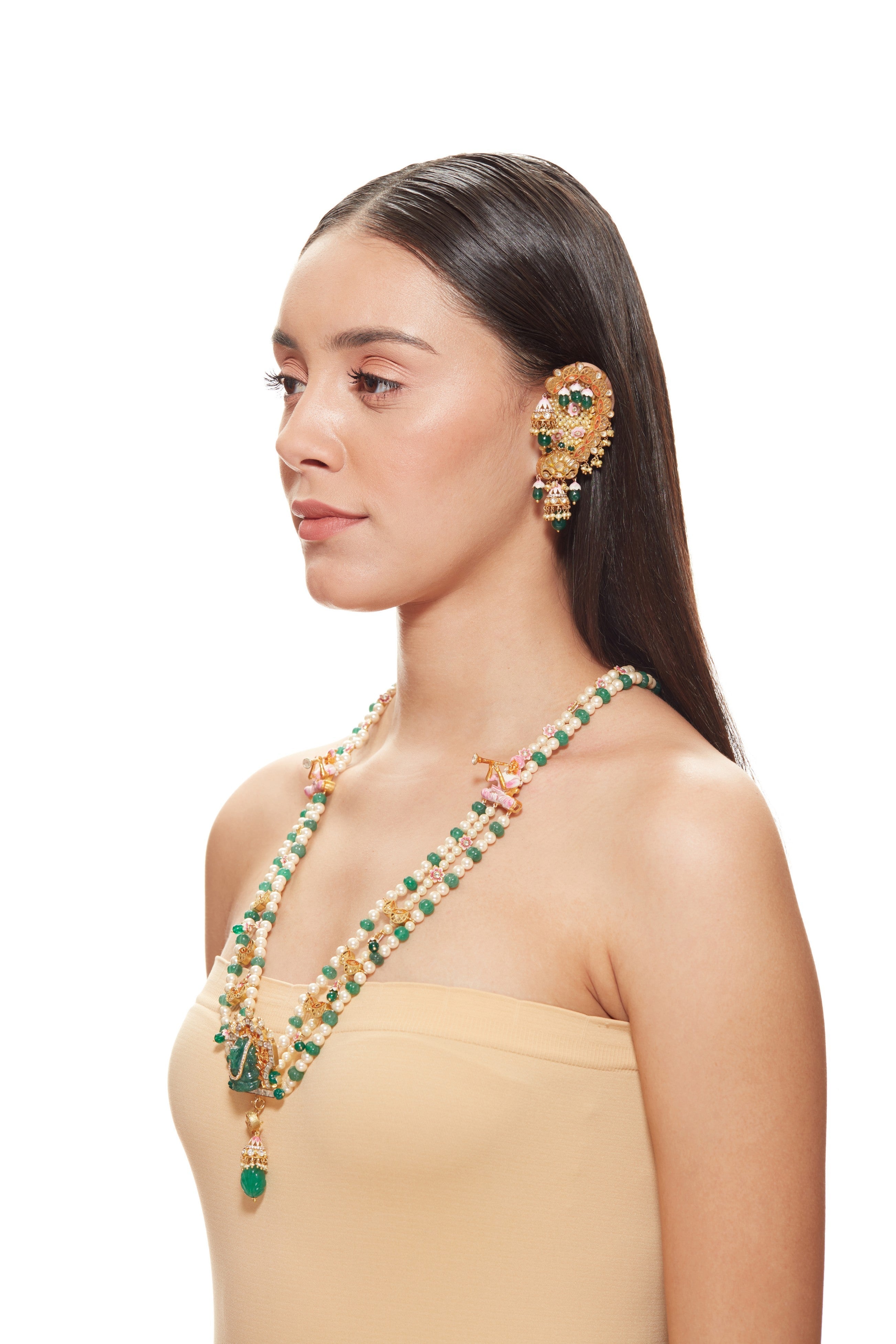 Hawan Kund Detchable Necklace Set