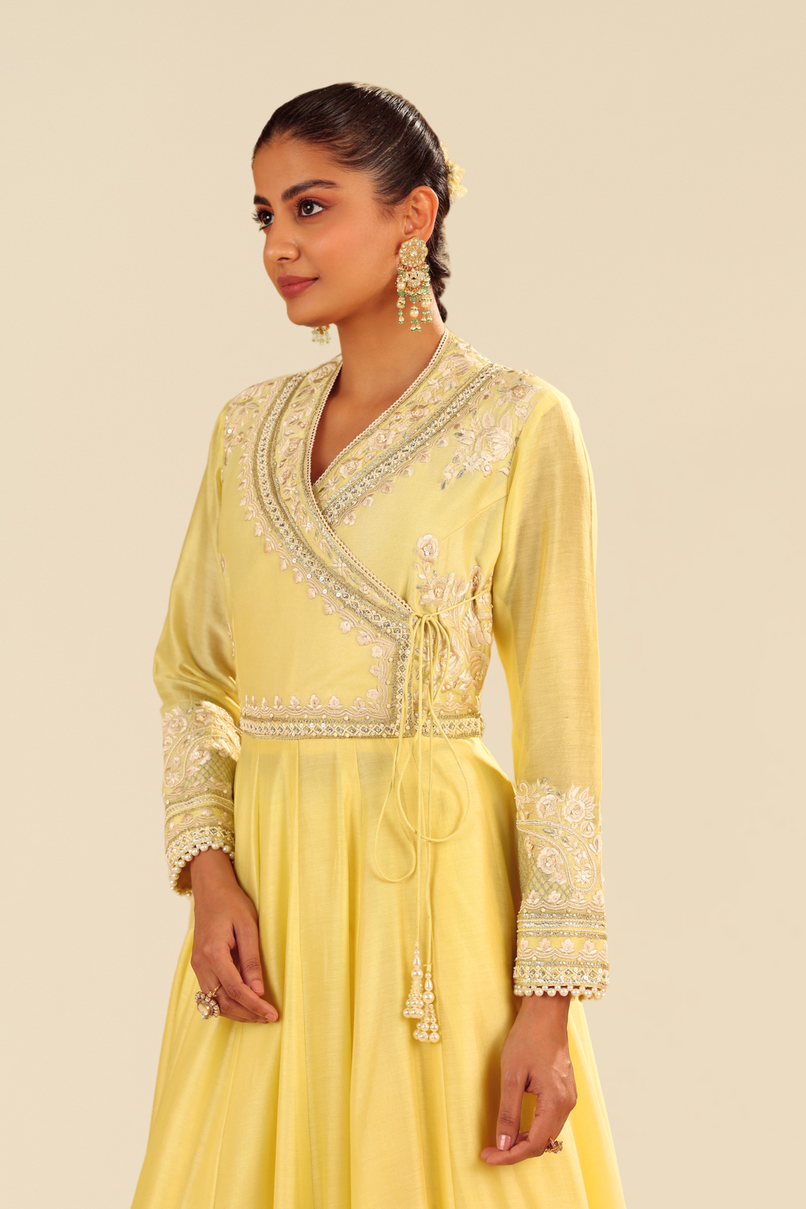 AMEENA - LONG ANARKALI WITH SKIRT