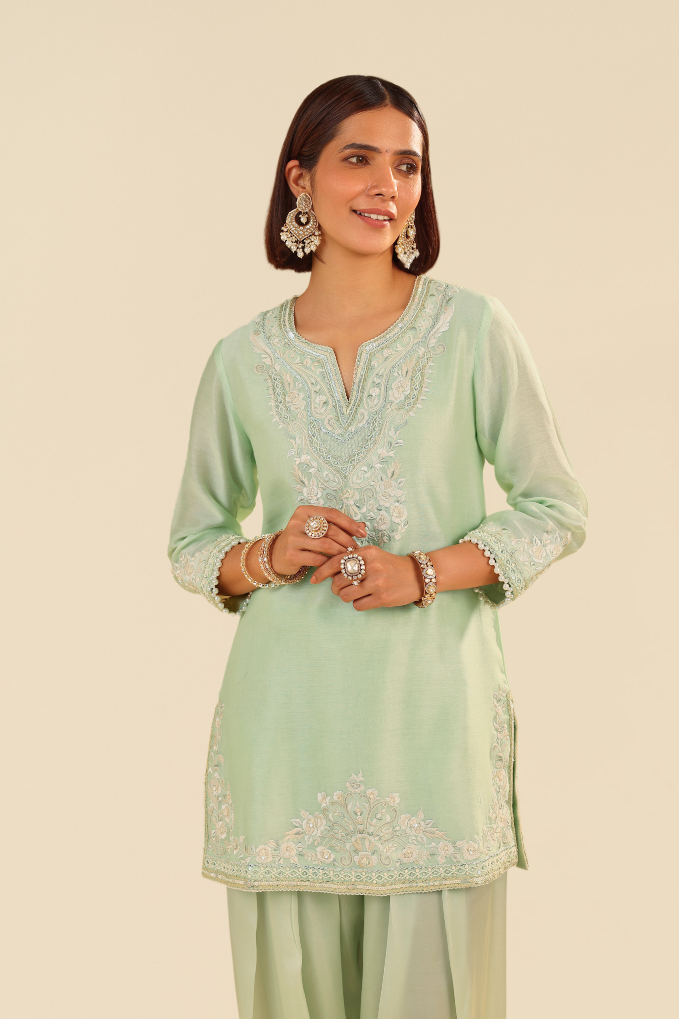 HANIYA - SHORT KURTA WITH SALWAR