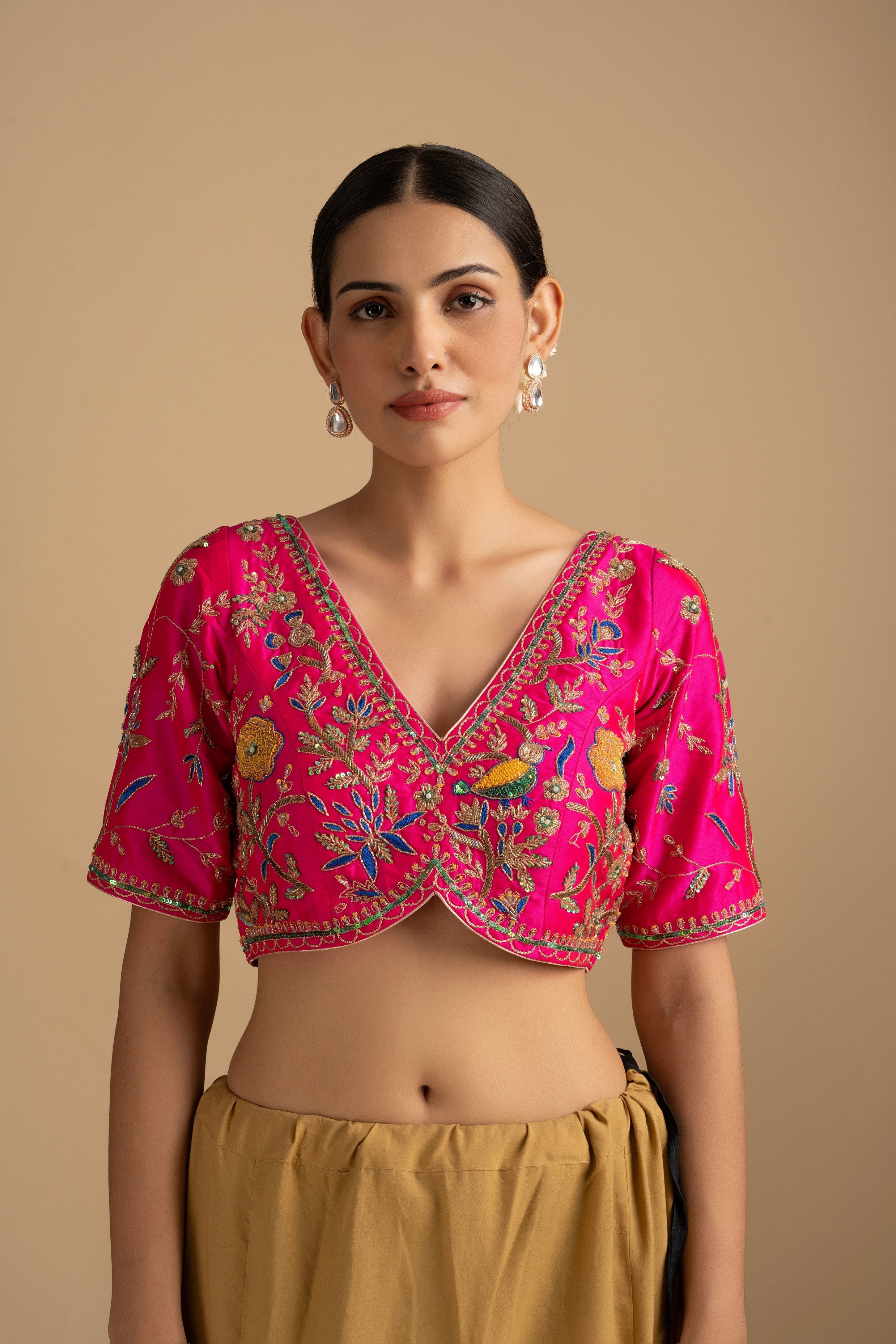 Yellow Pure Organza Zari Silk Banrasi Handloom Saree