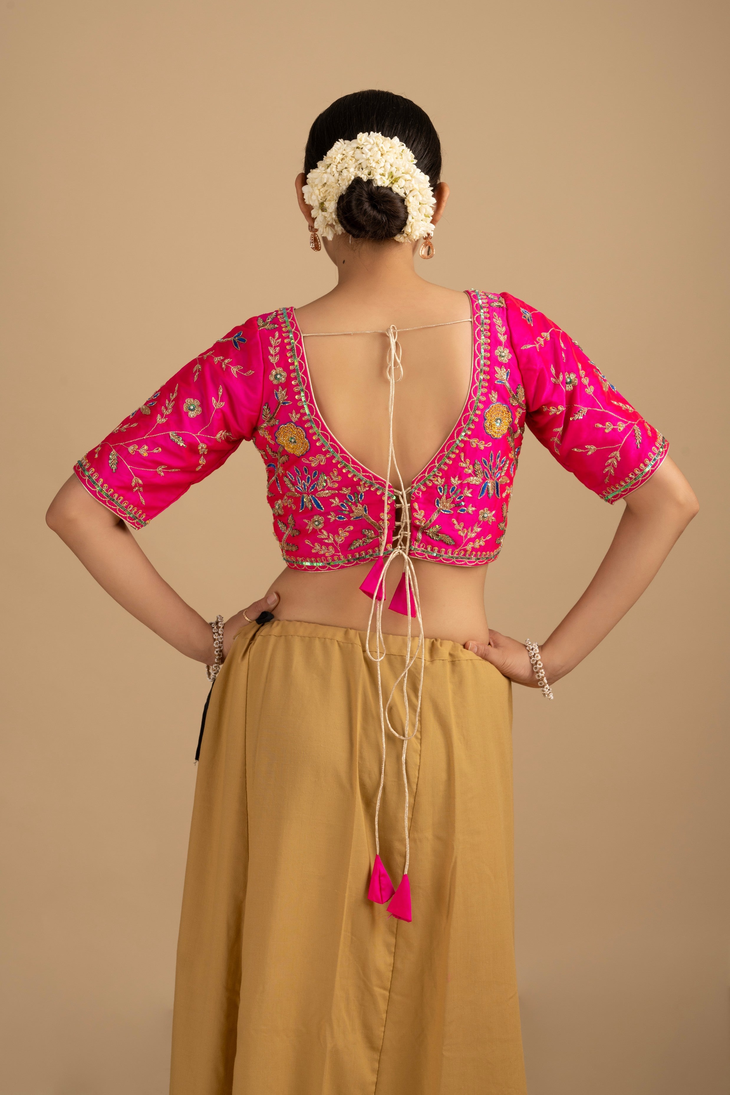 Yellow Pure Organza Zari Silk Banrasi Handloom Saree