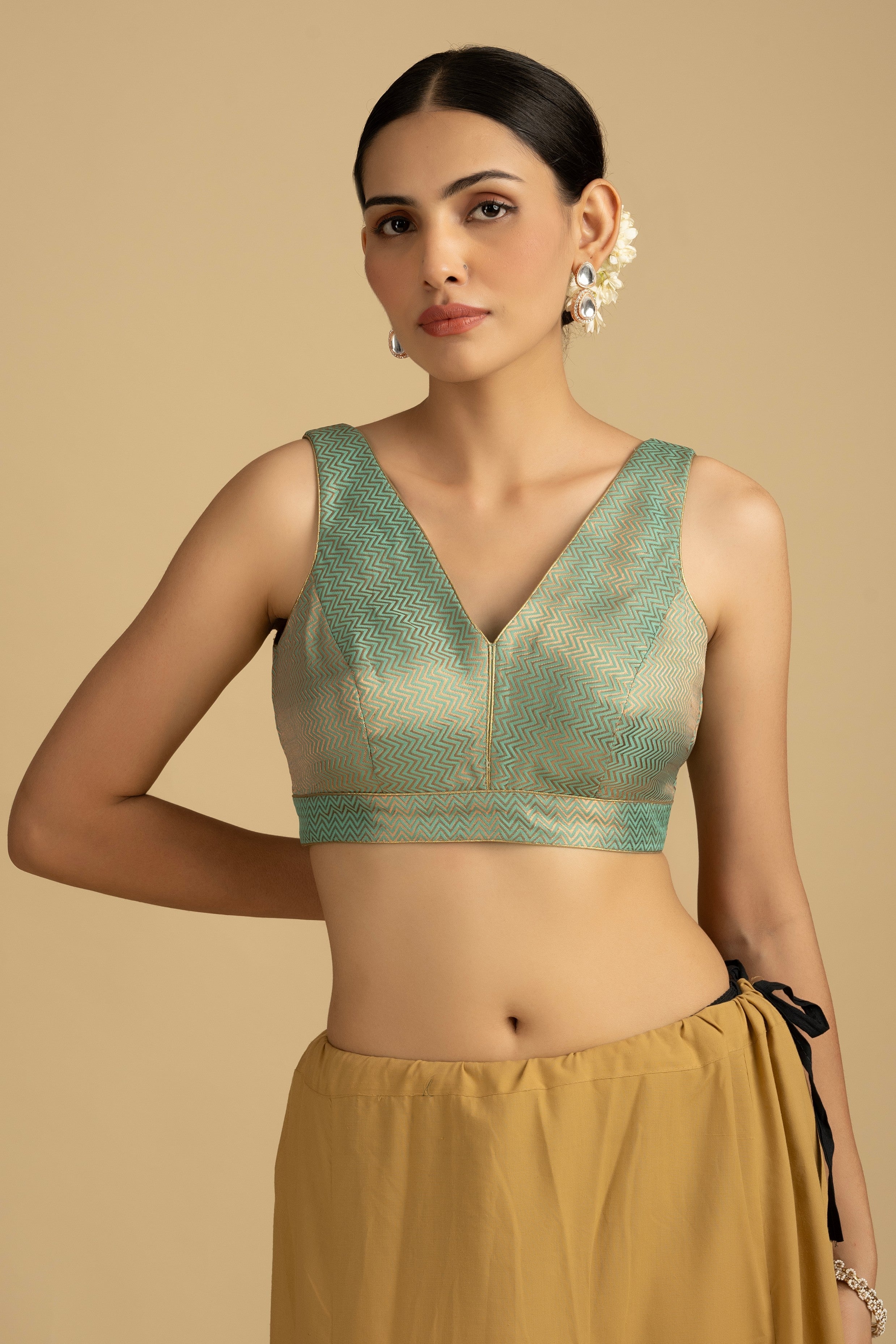 Blush Pink Pure Tissue Silk Banarasi Handloom Saree