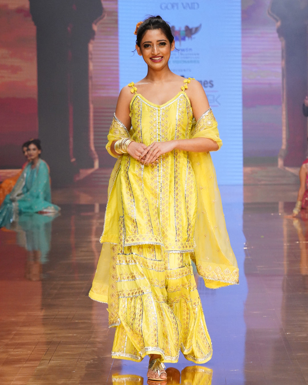 Kayra FO Kurta With Sharara and Dupatta