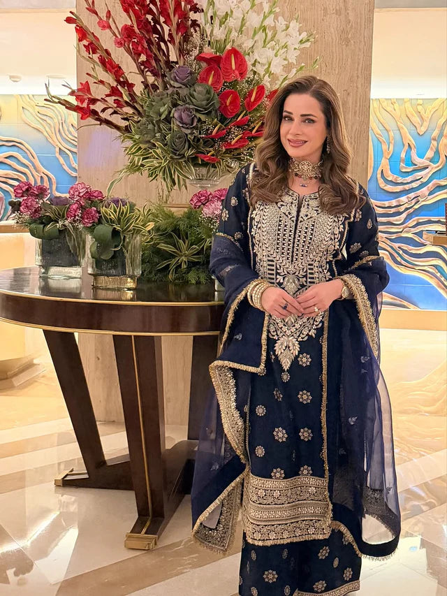 Neelam Kothari in Badusha Palazzo Set