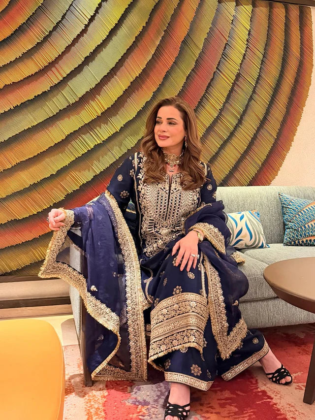 Neelam Kothari in Badusha Palazzo Set