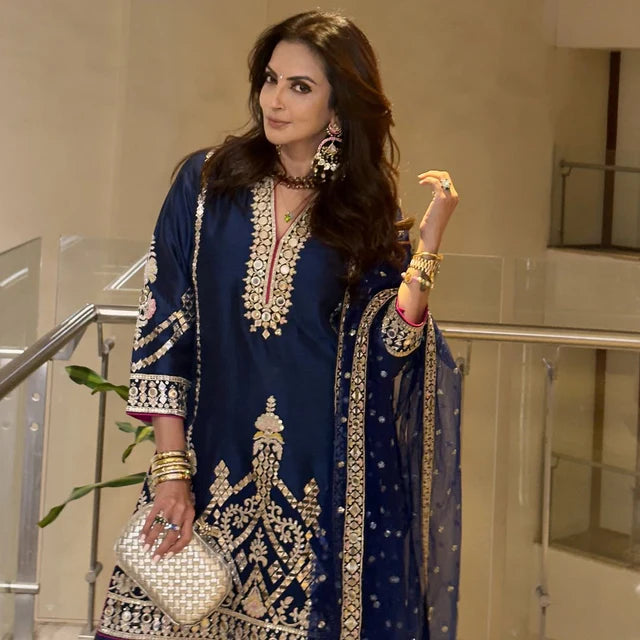 Seema Kiran Sajdeh in Preesha Sharara Set