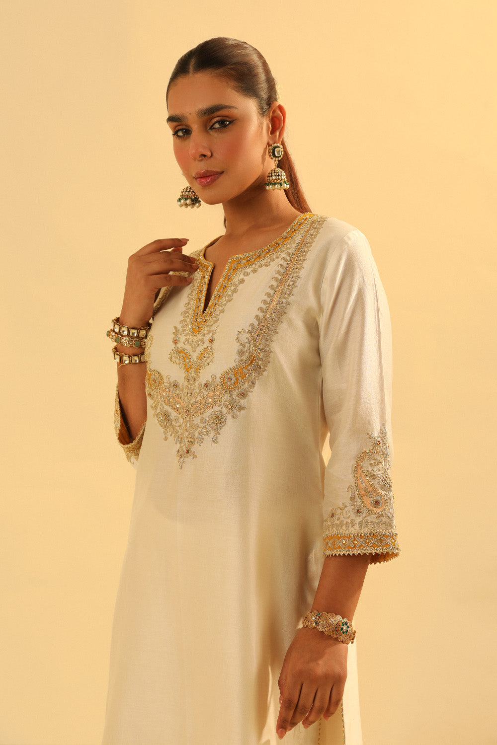 Aashna - Short Kurta with Dhoti