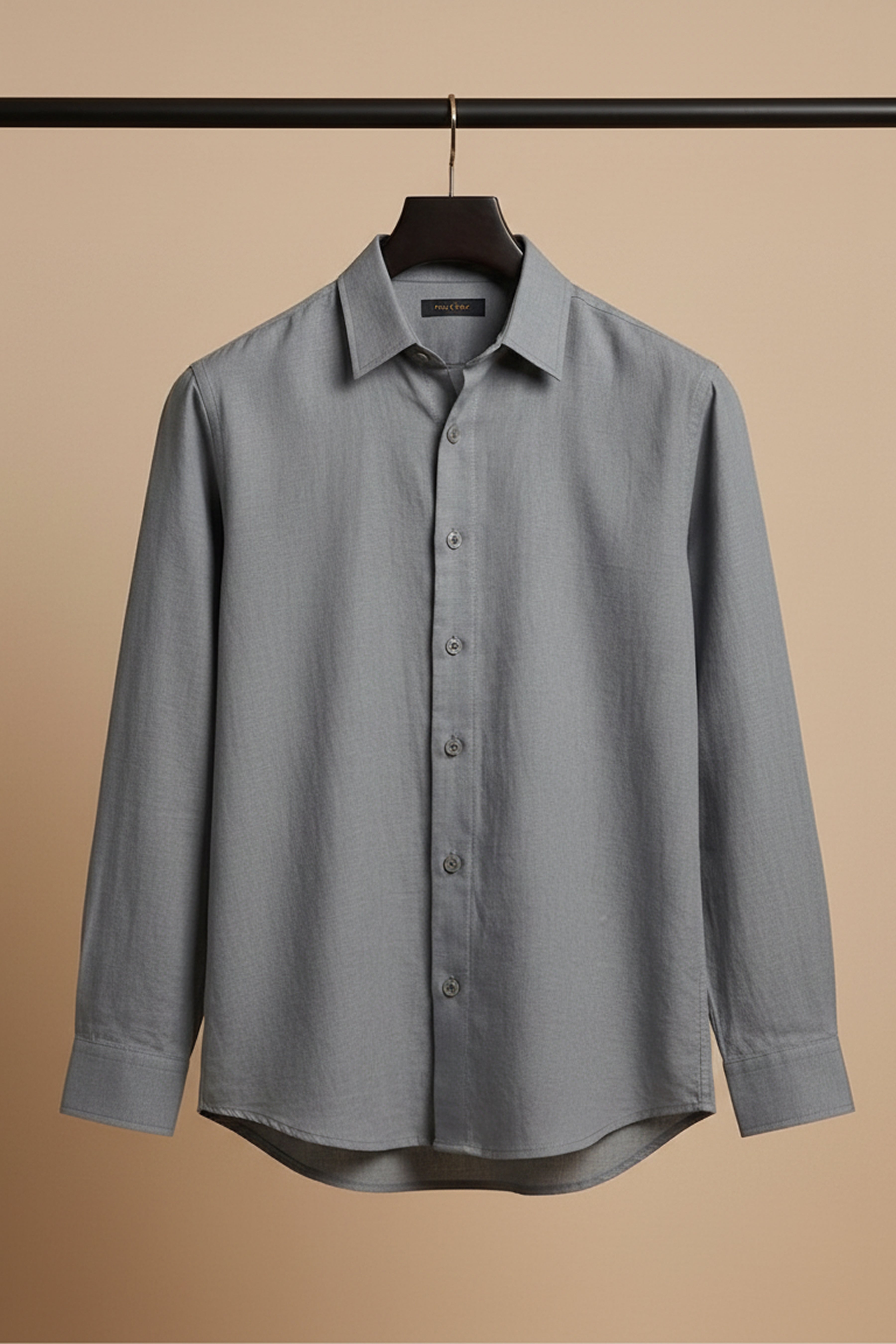 Driftline — Grey Cotton Shirt