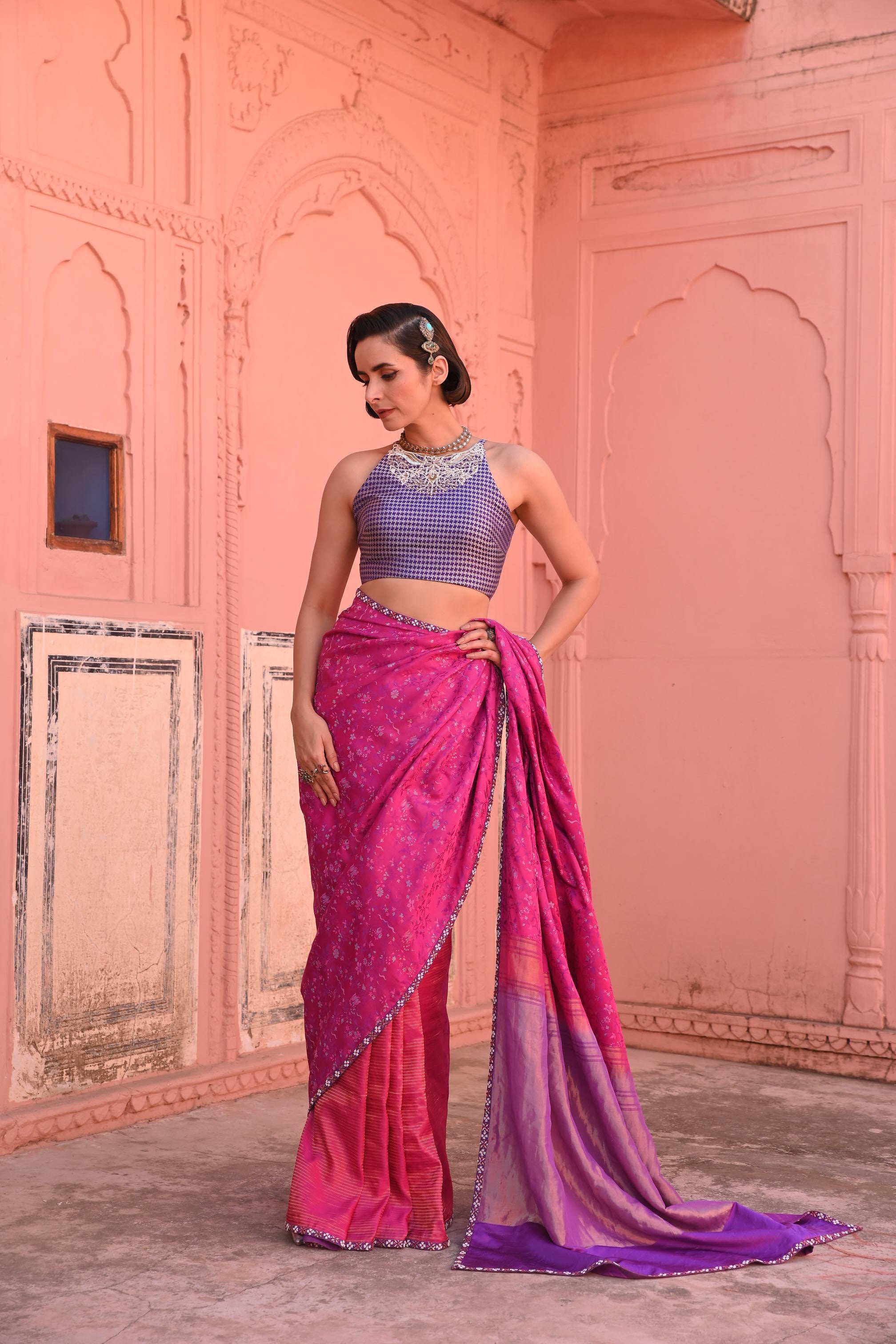 Jameela Tanchoi Handloom Sari