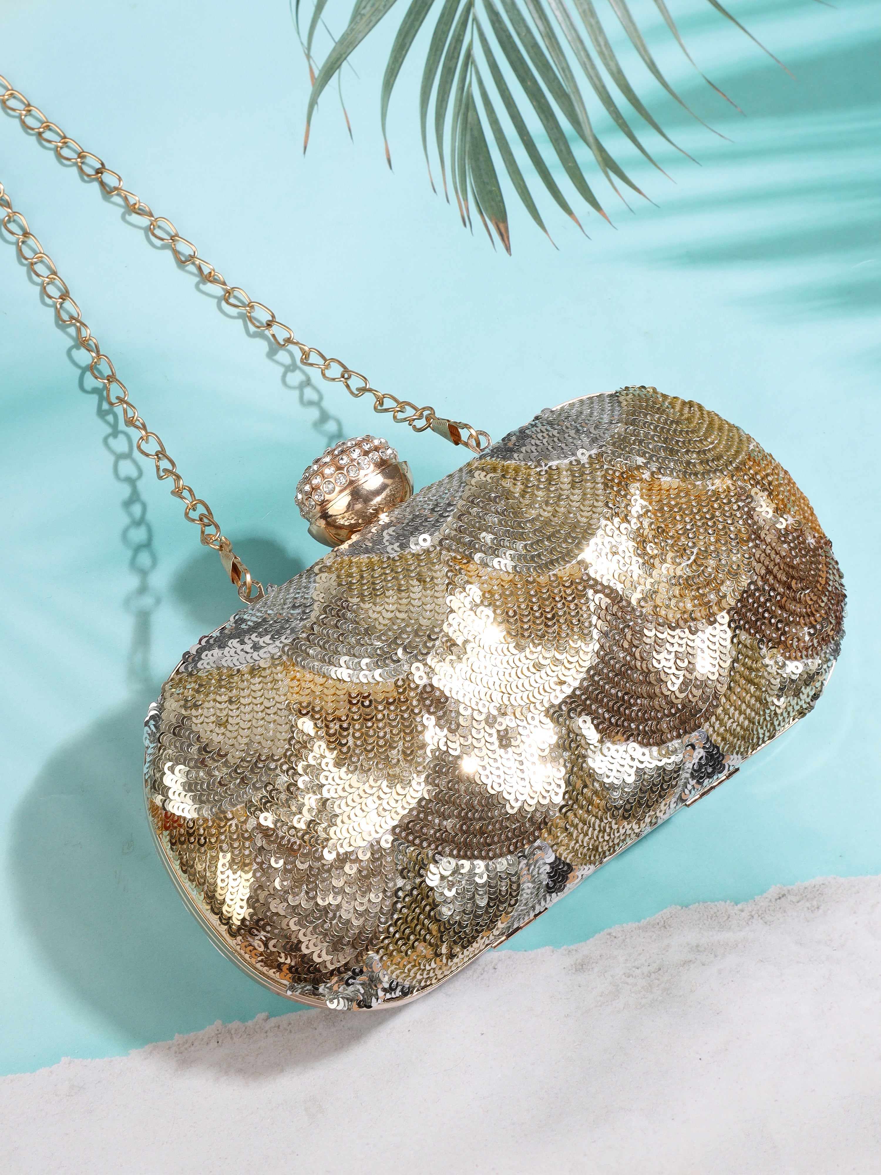 Ombre Capsule Handembroidered Clutch