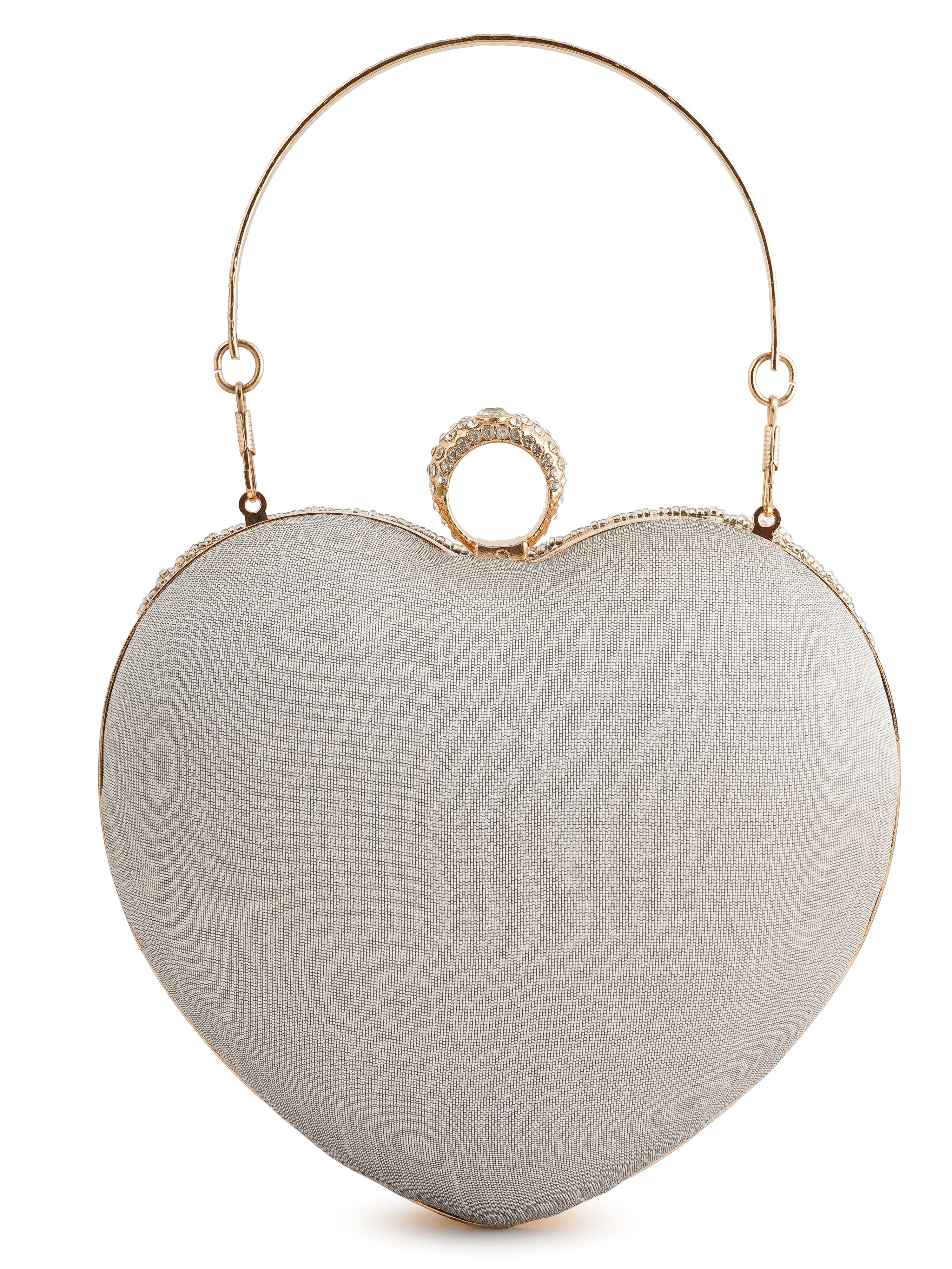 Lovestruck Heart Handembroidered Clutch