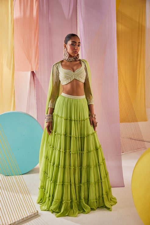 Meera lehenga set