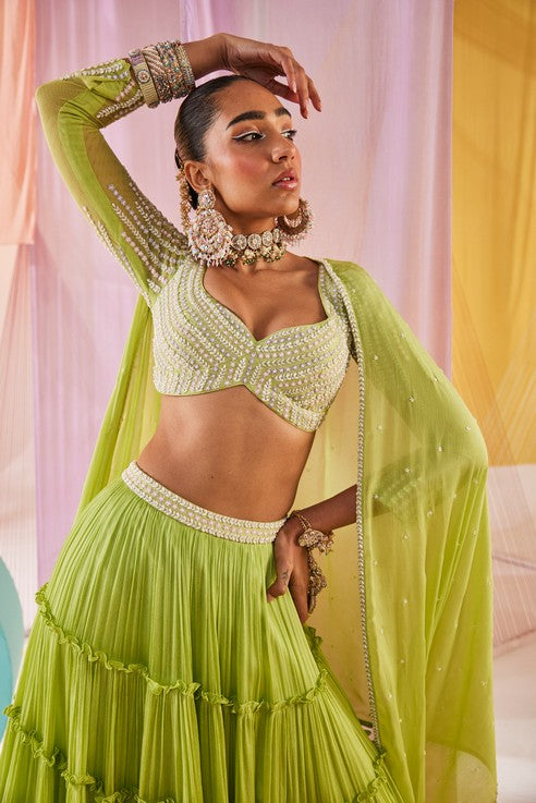 Meera lehenga set