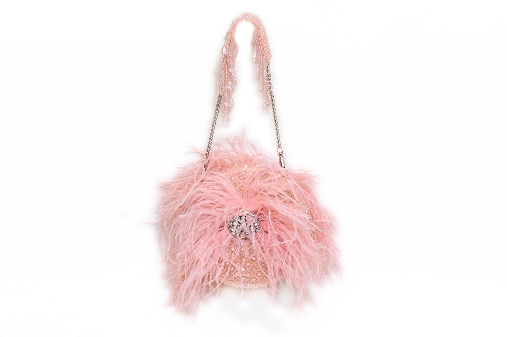 ALANI CLUTCH-PINK
