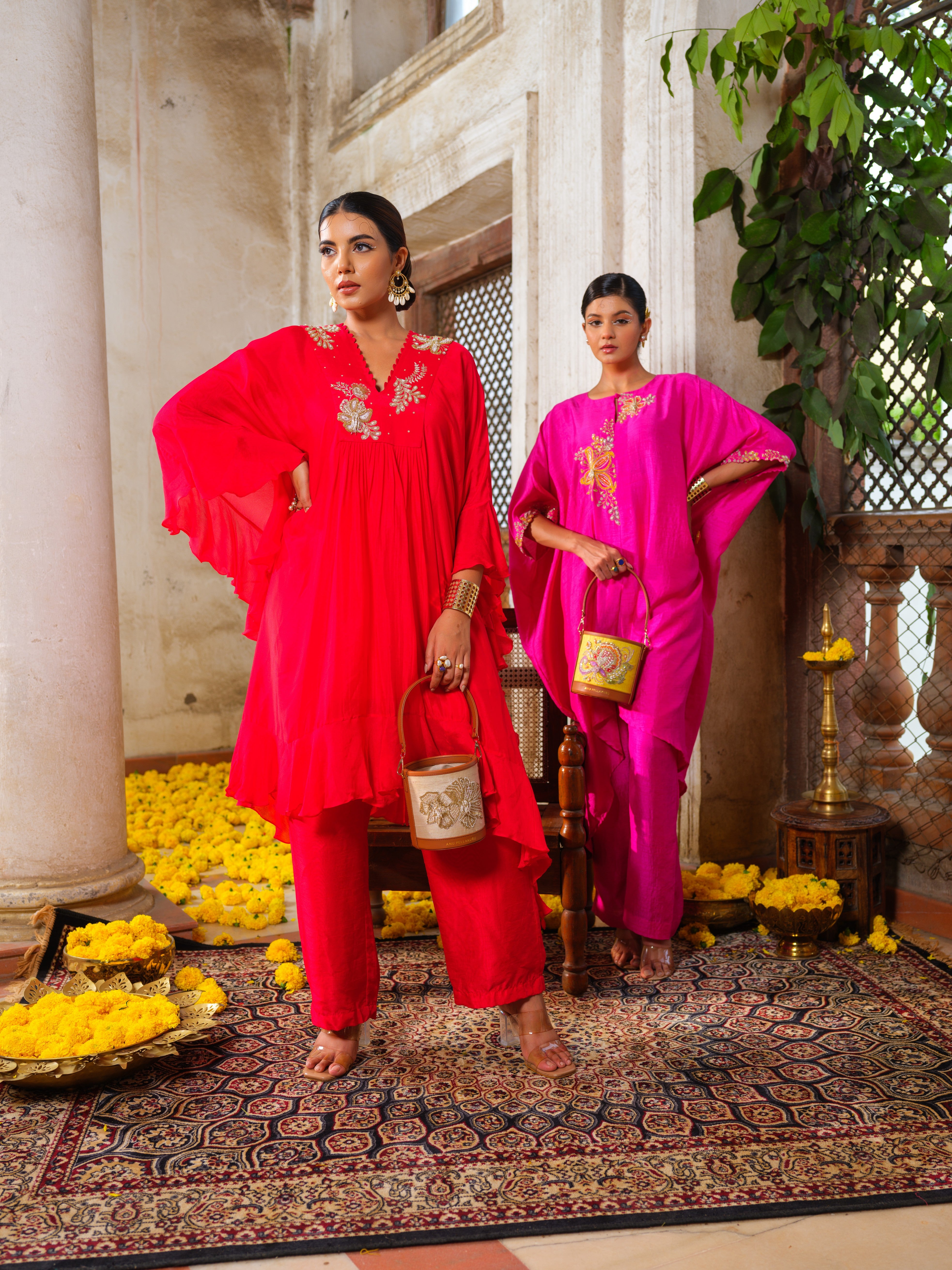 Laal tunic set