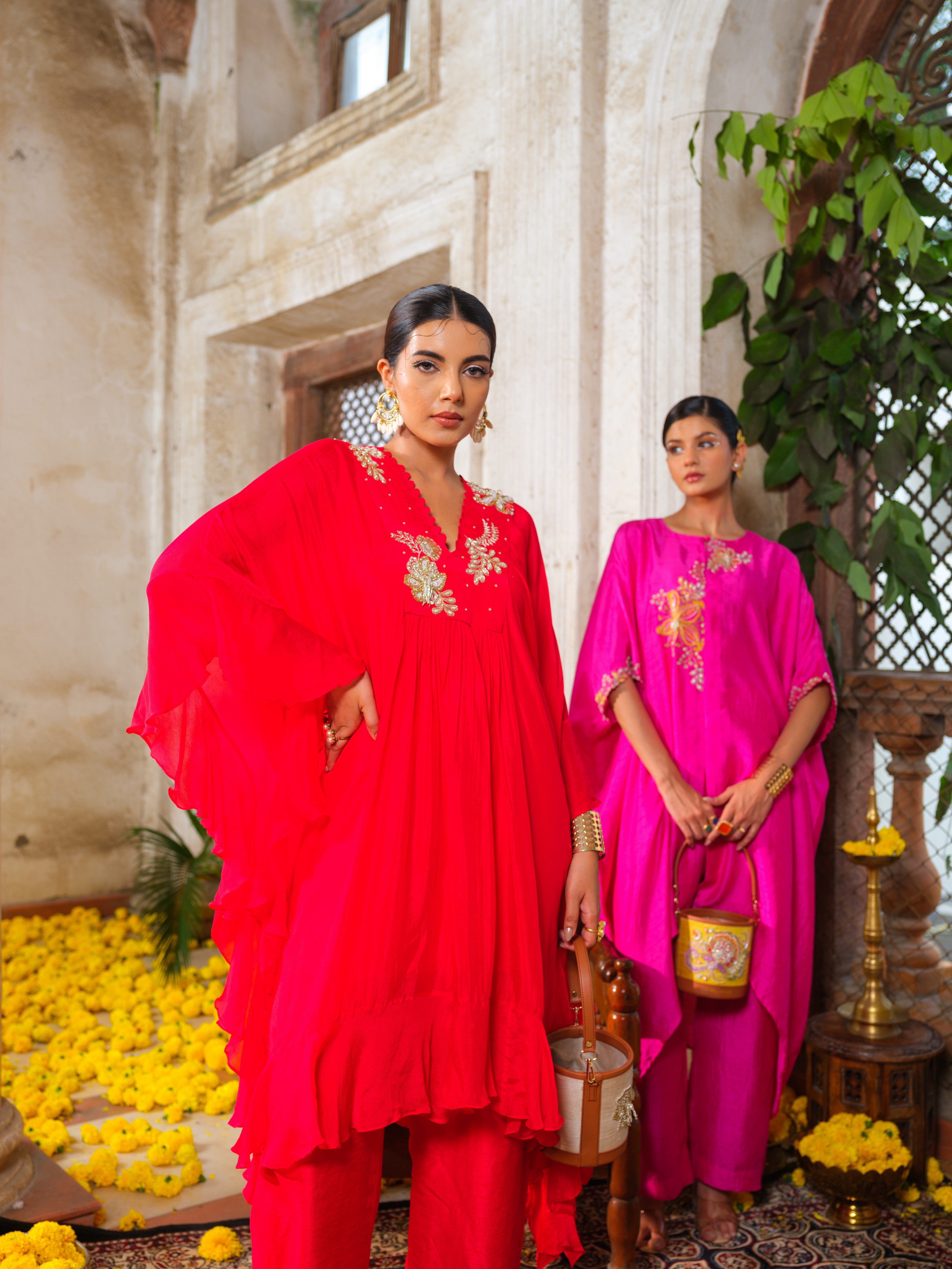 Laal tunic set
