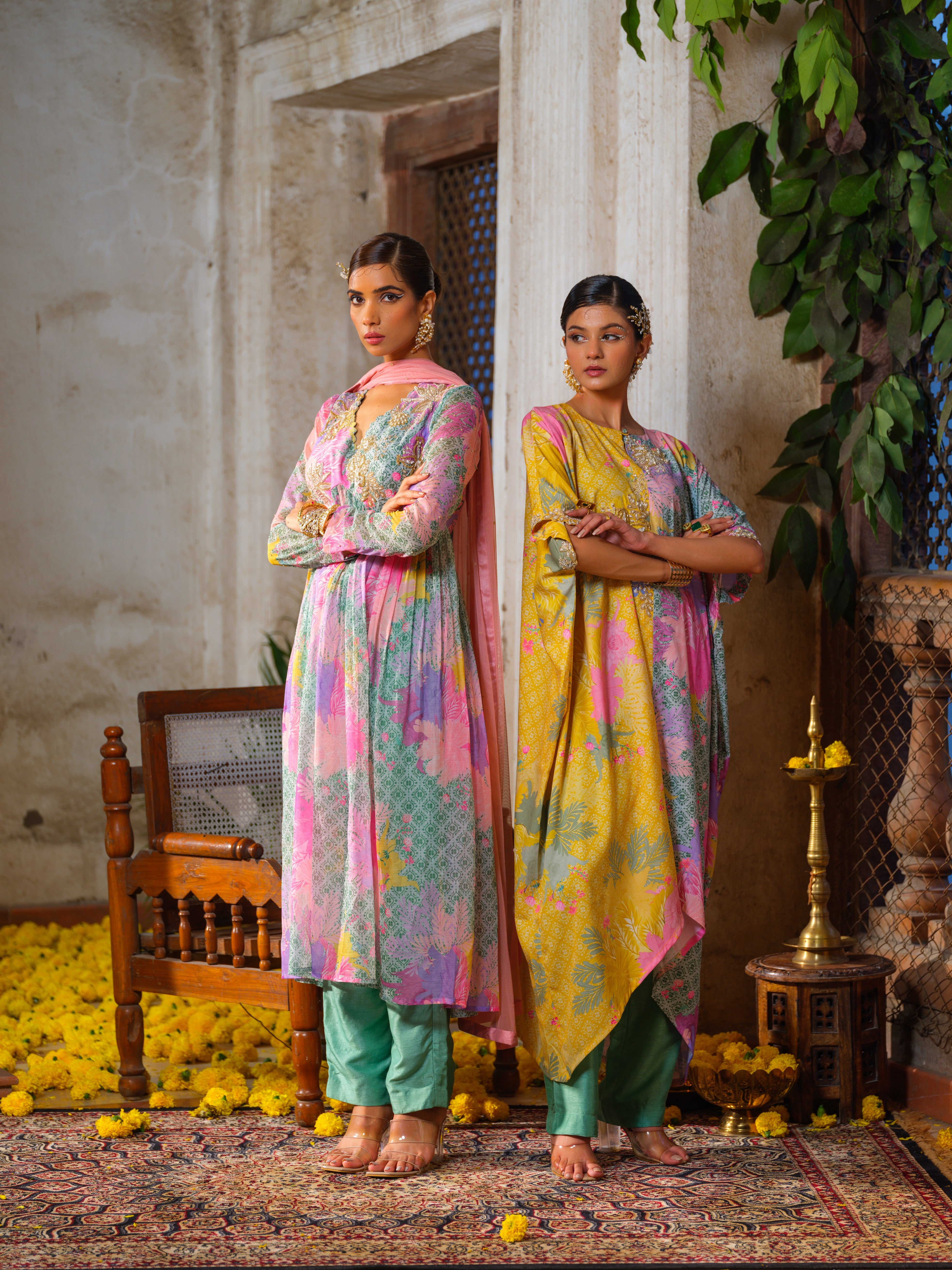 Genda aira kaftan tunic set