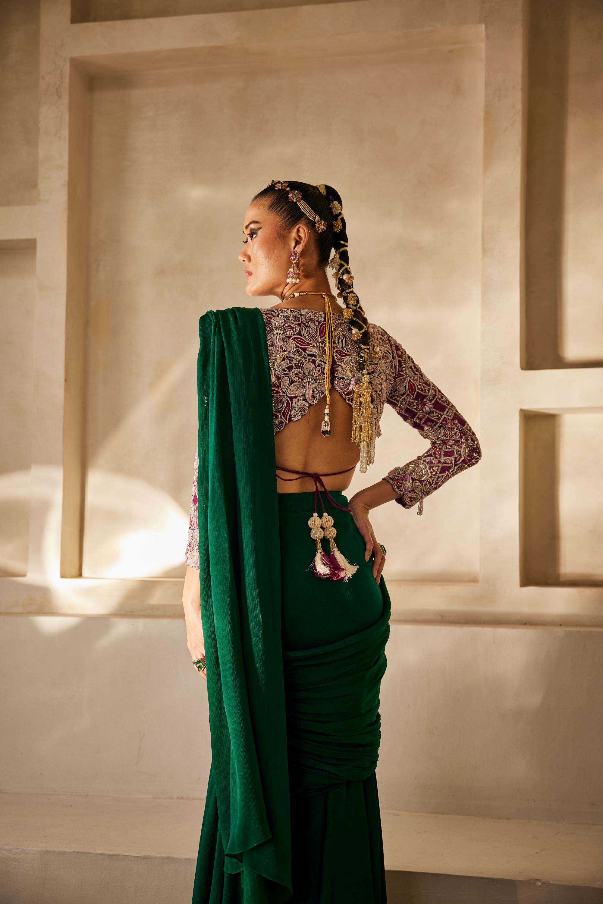Rooh drape saree