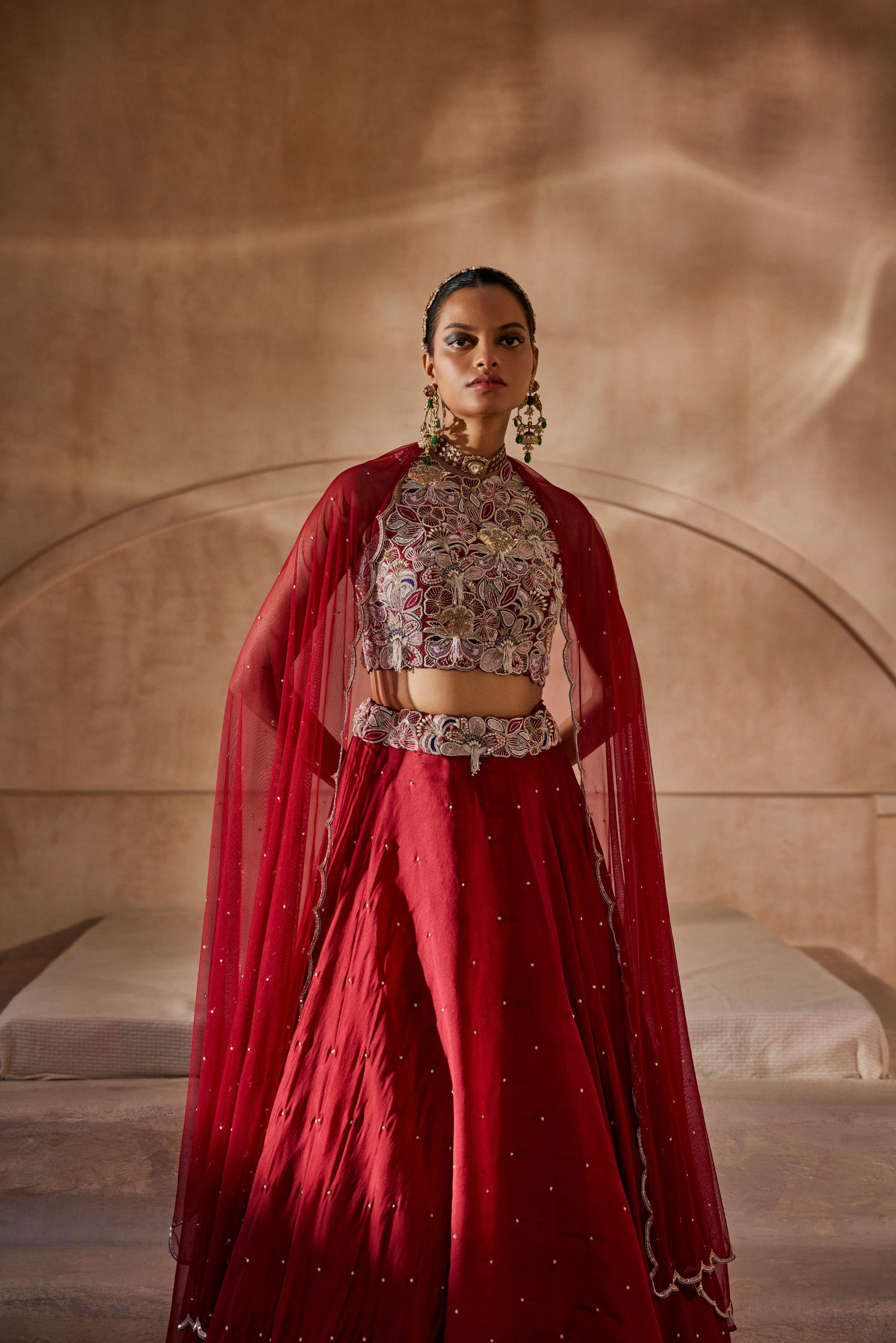 Aangan lehenga set