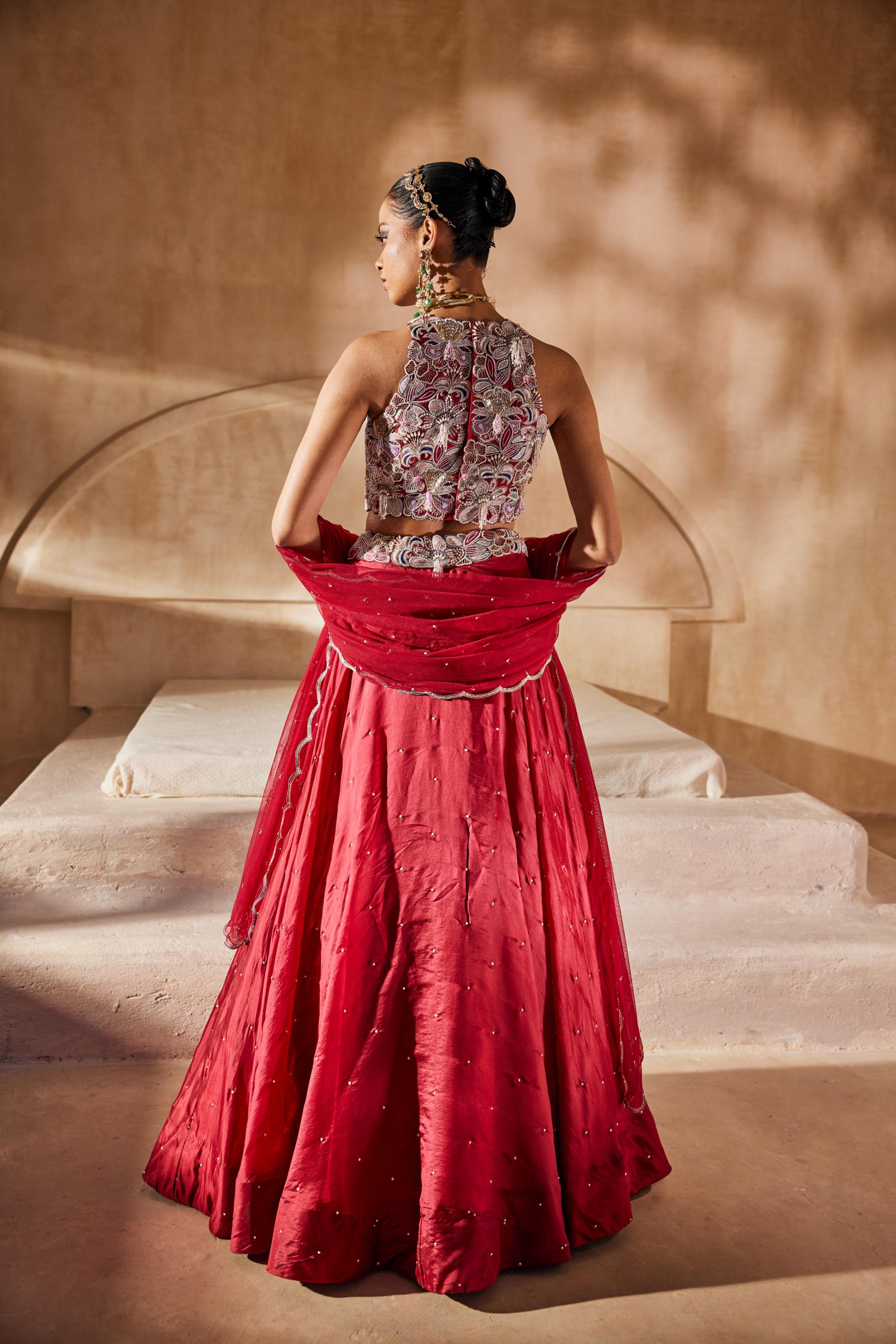 Aangan lehenga set
