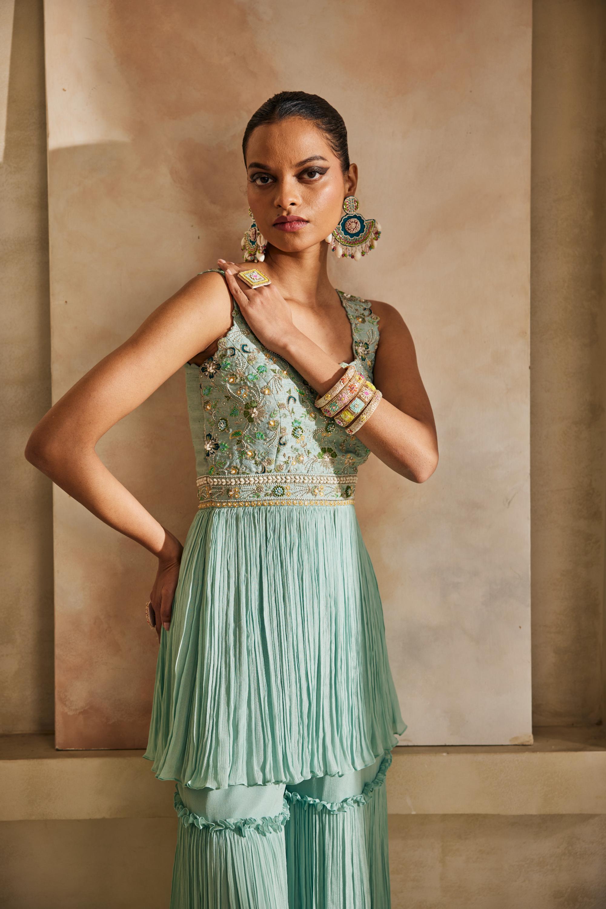 Vaani peplum set