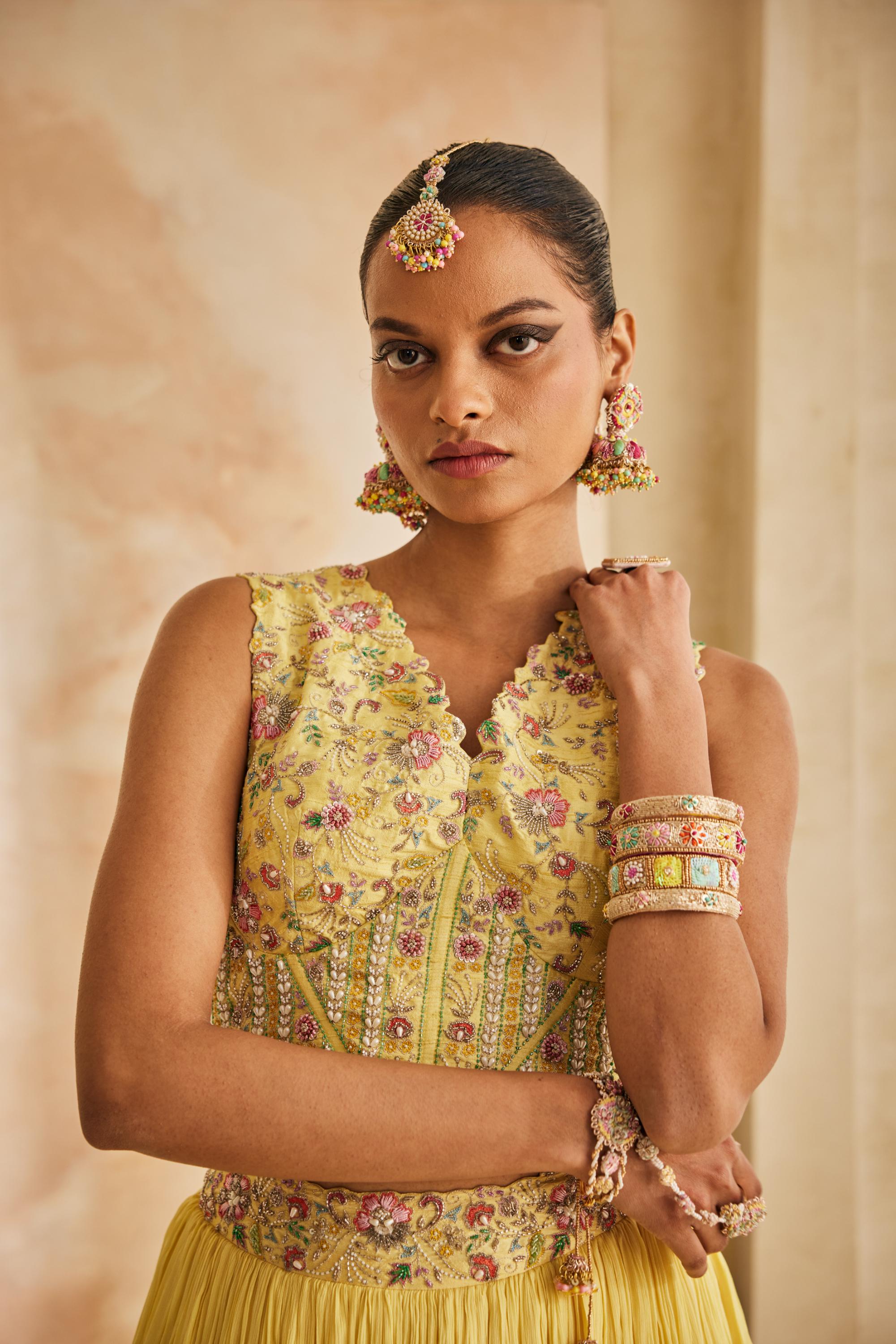 Kanak lehenga set