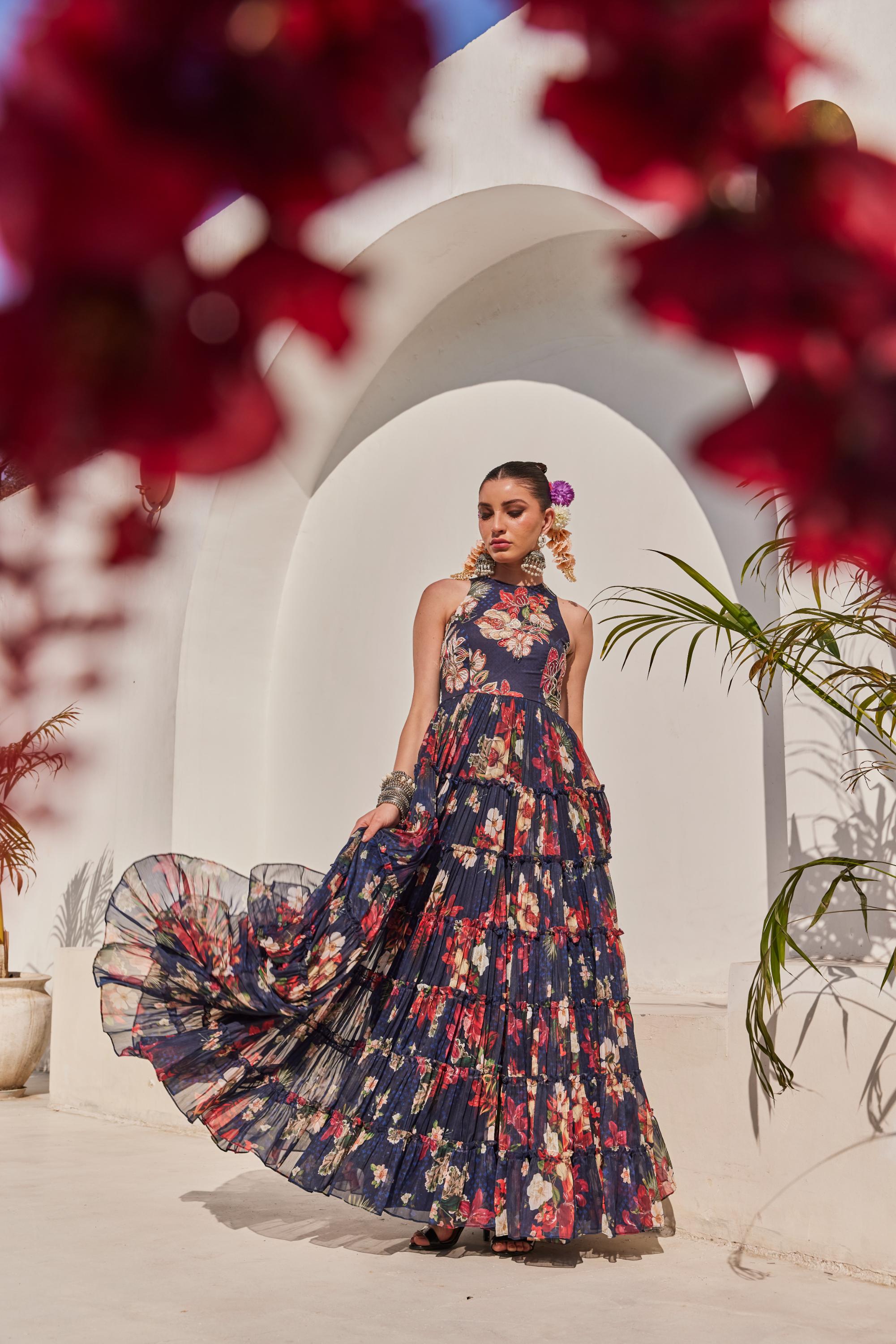 zeenat gown