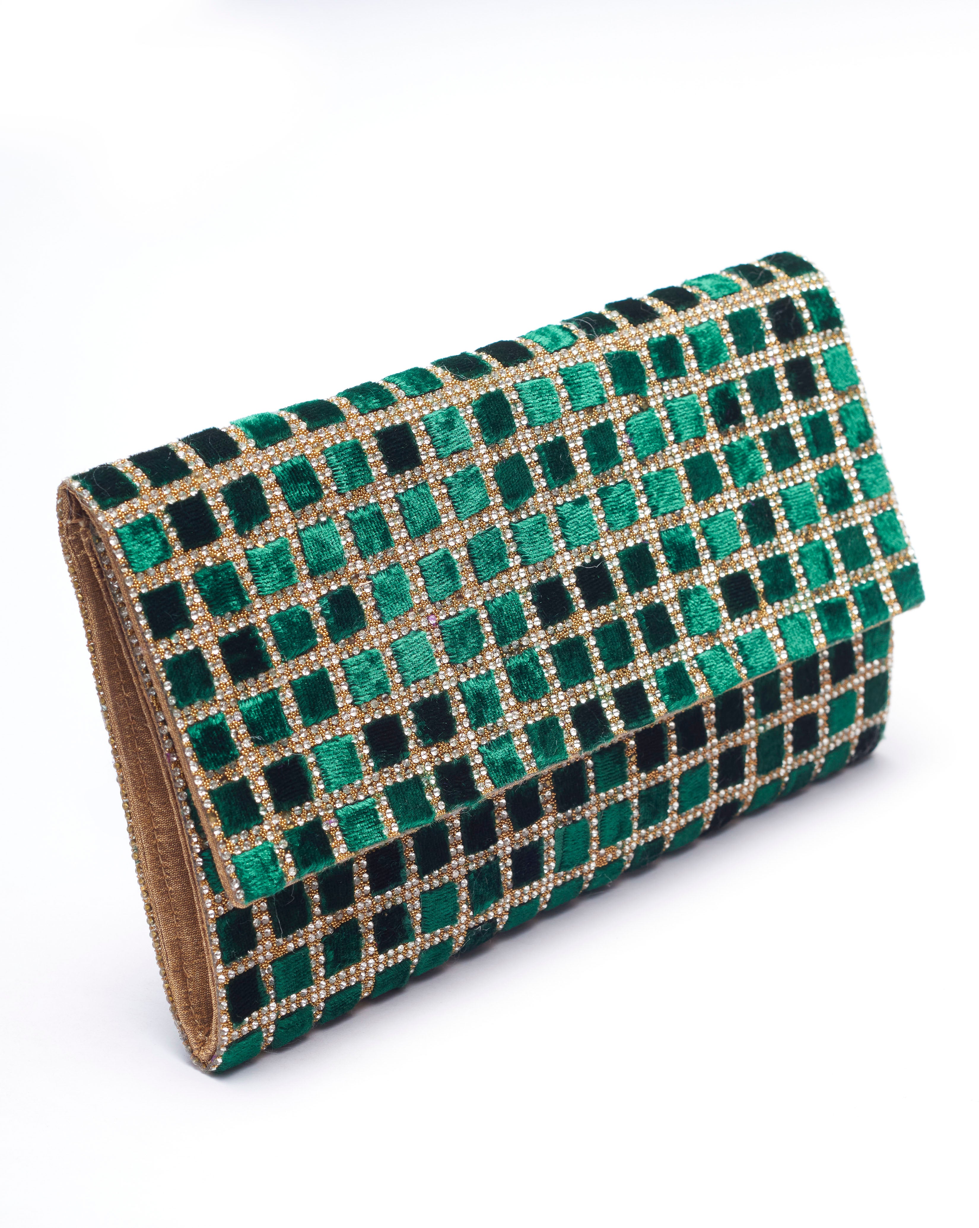 Makhmali Envelope - Green