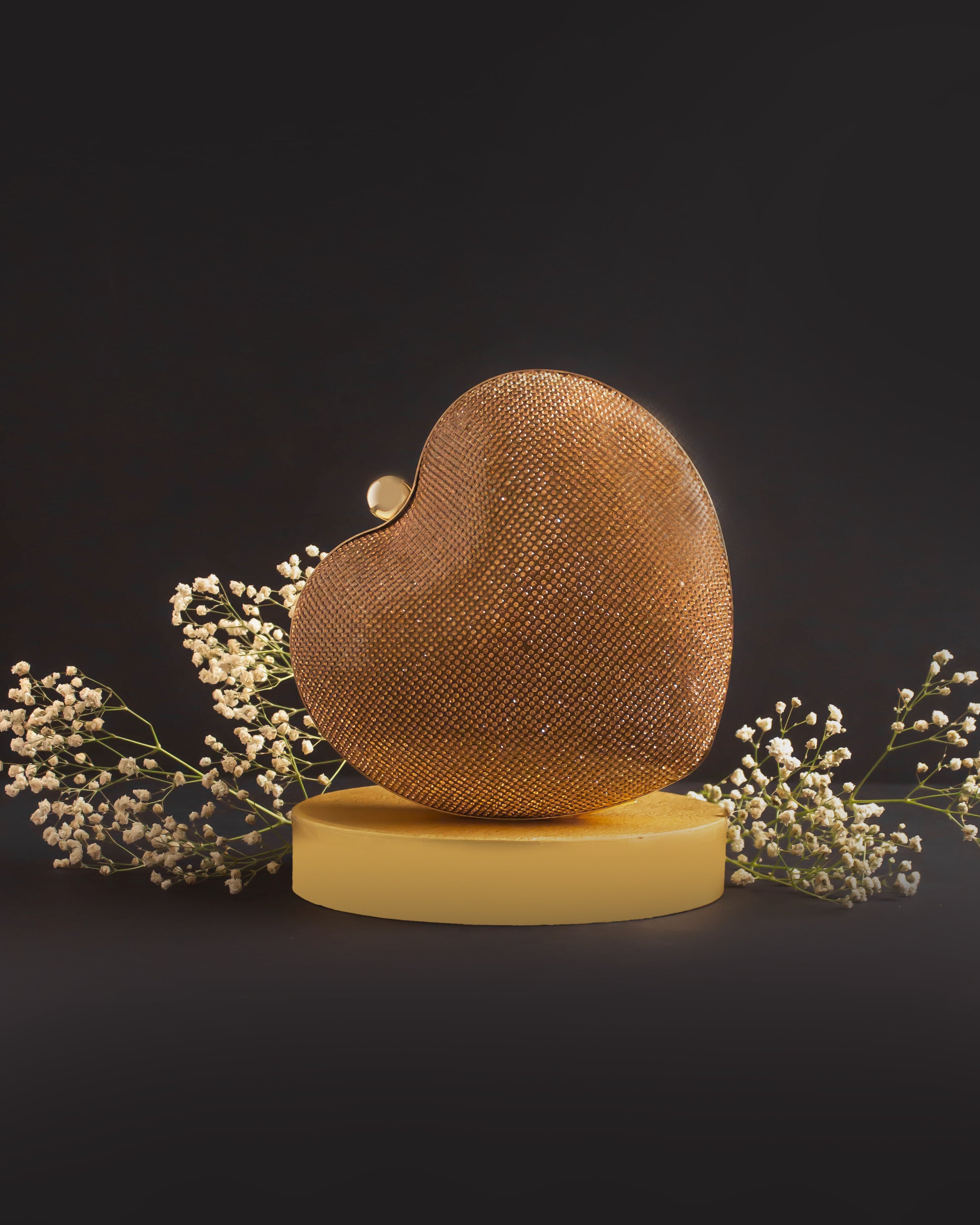 The Rose Gold Dazzle Bag