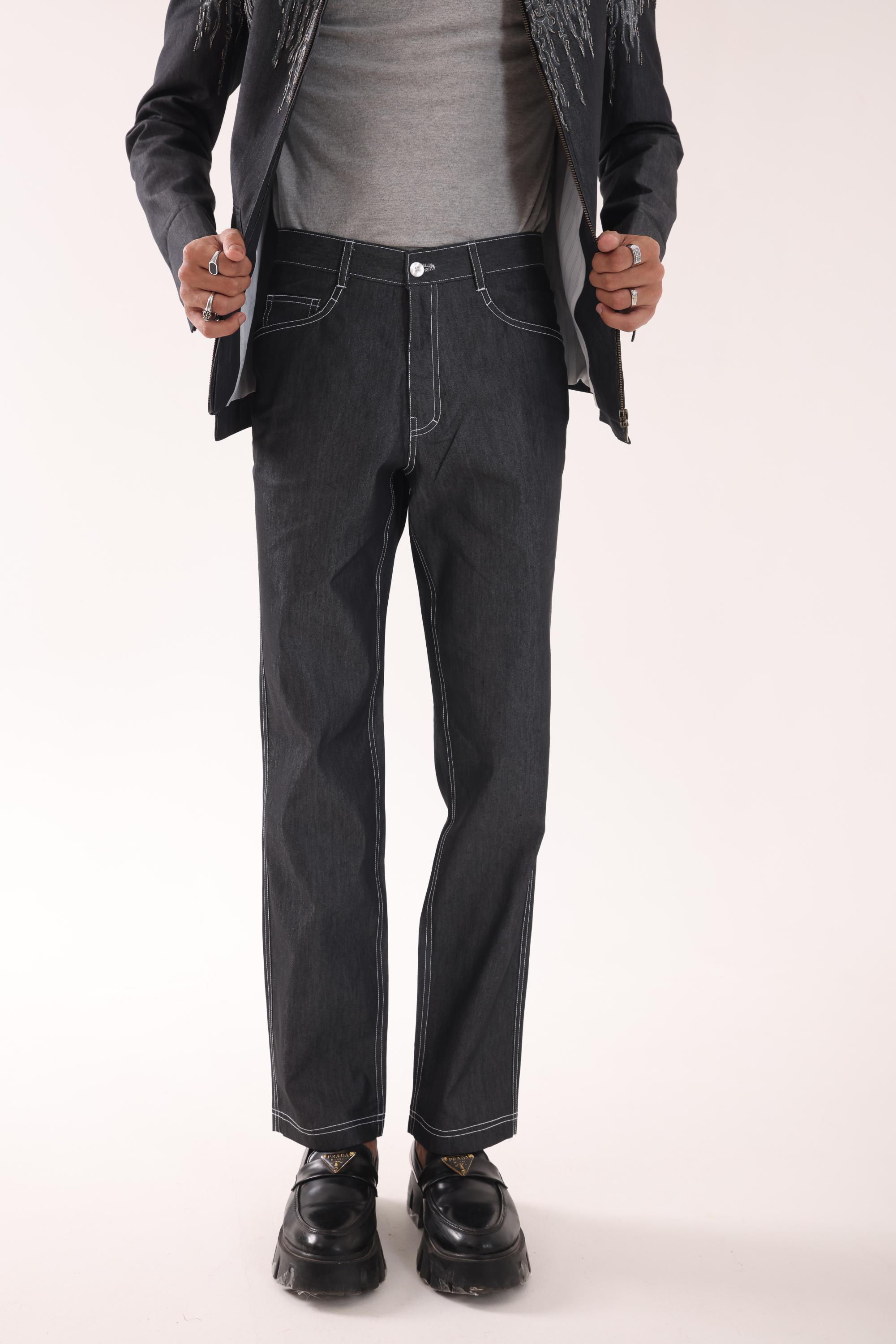 DENIM TROUSERS