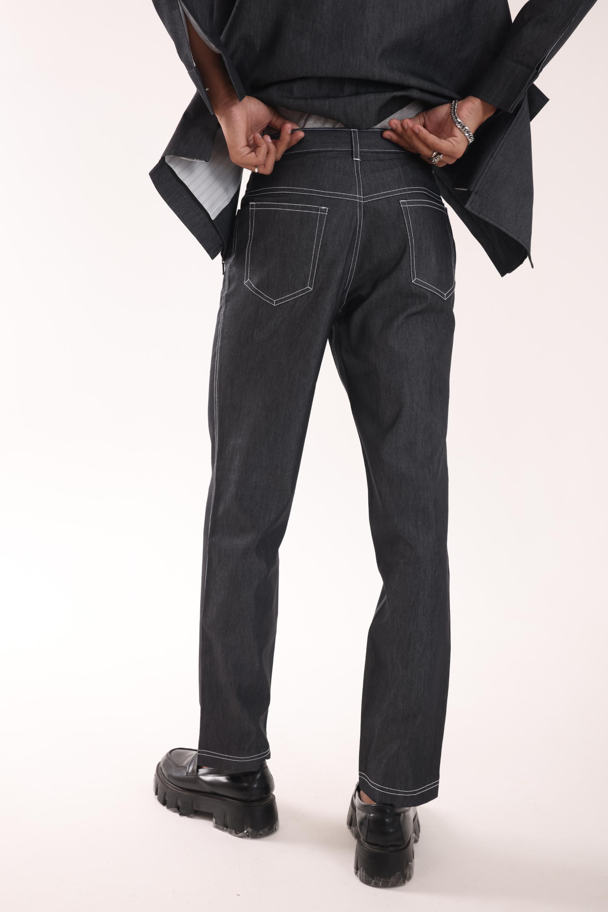 DENIM TROUSERS
