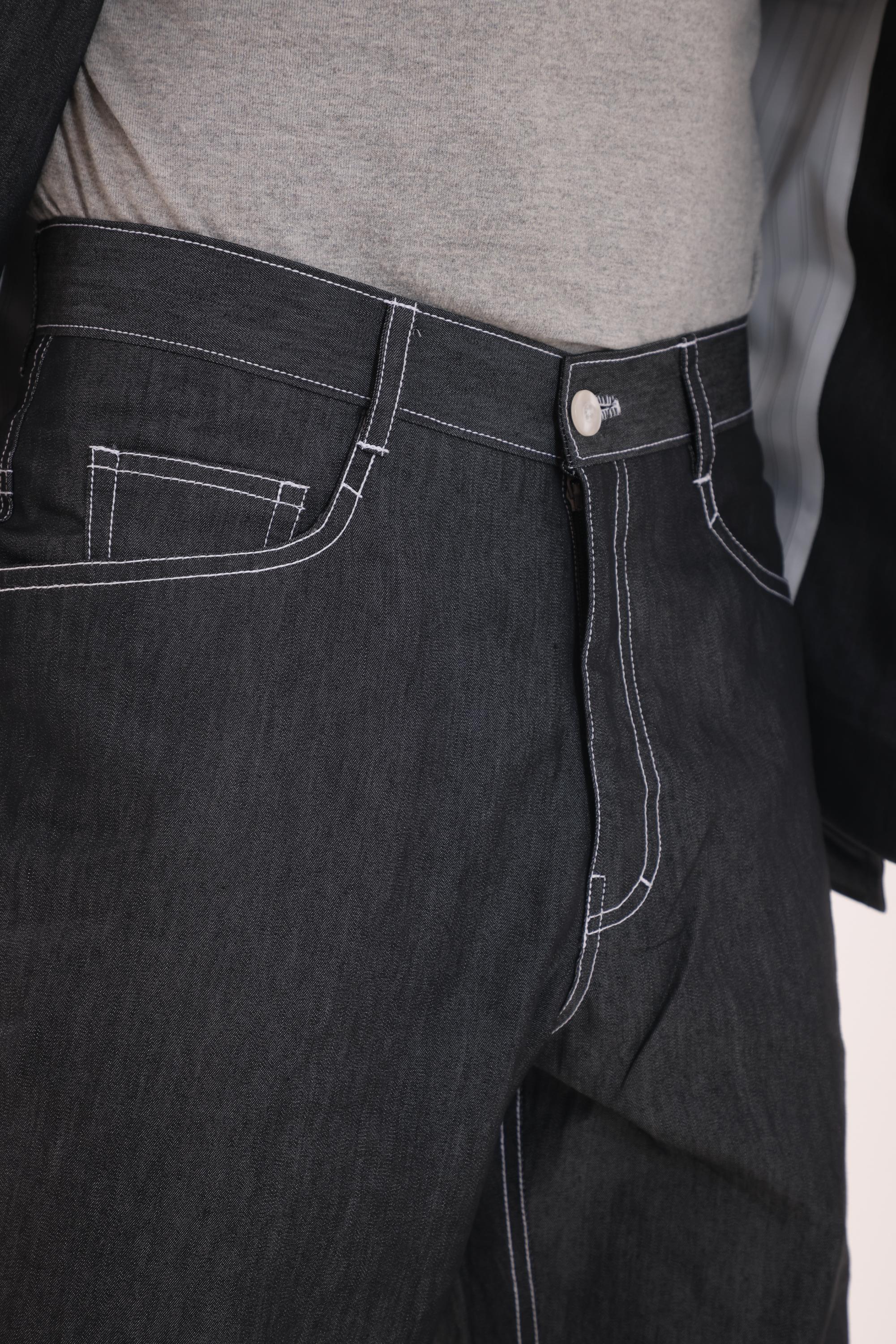 DENIM TROUSERS