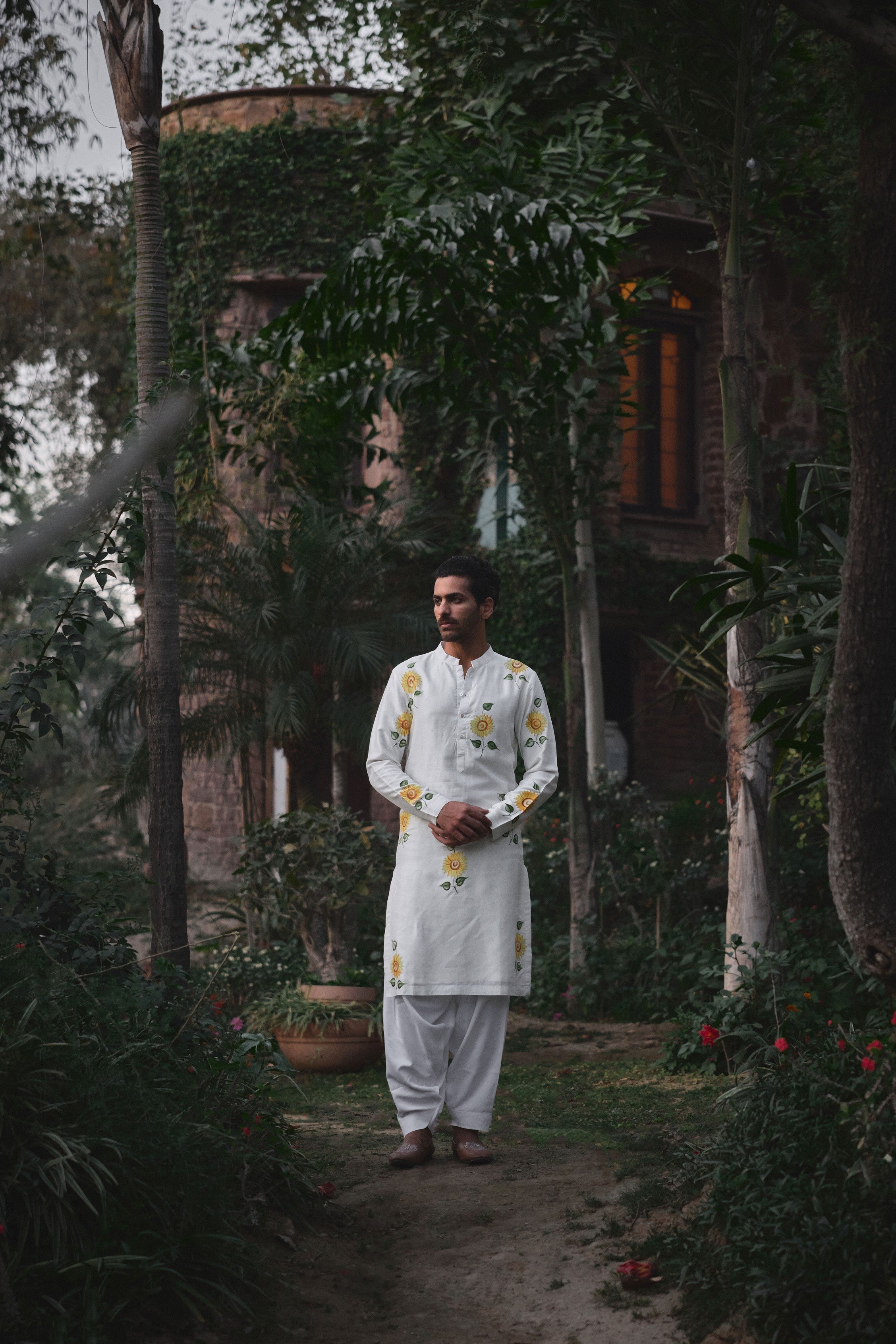 ALWAR HAND PAINTED KURTA