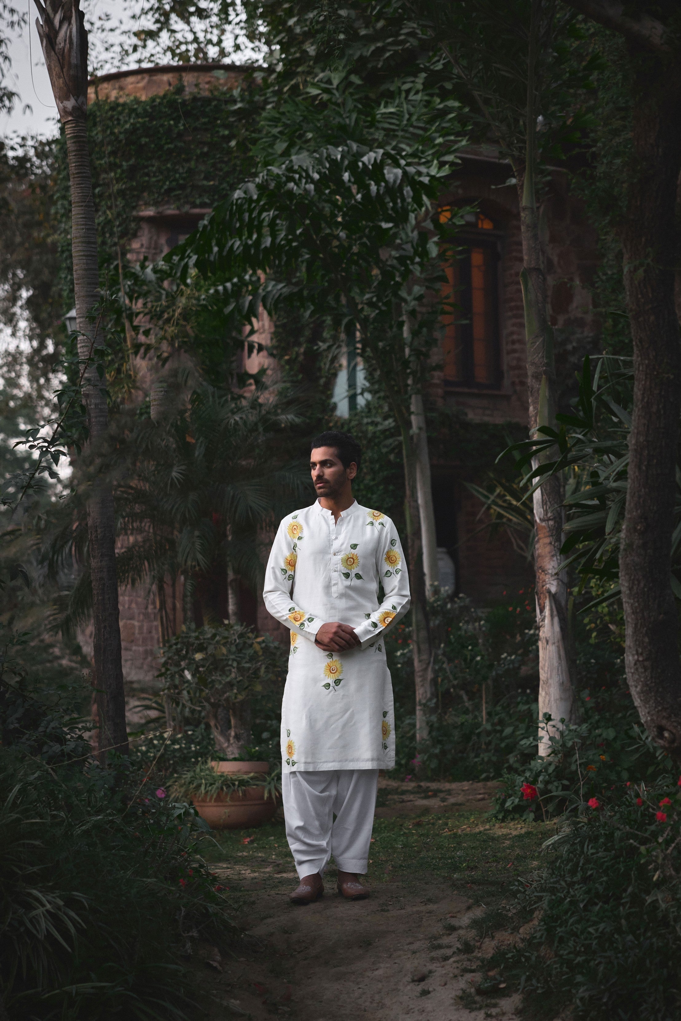 ALWAR HAND PAINTED KURTA