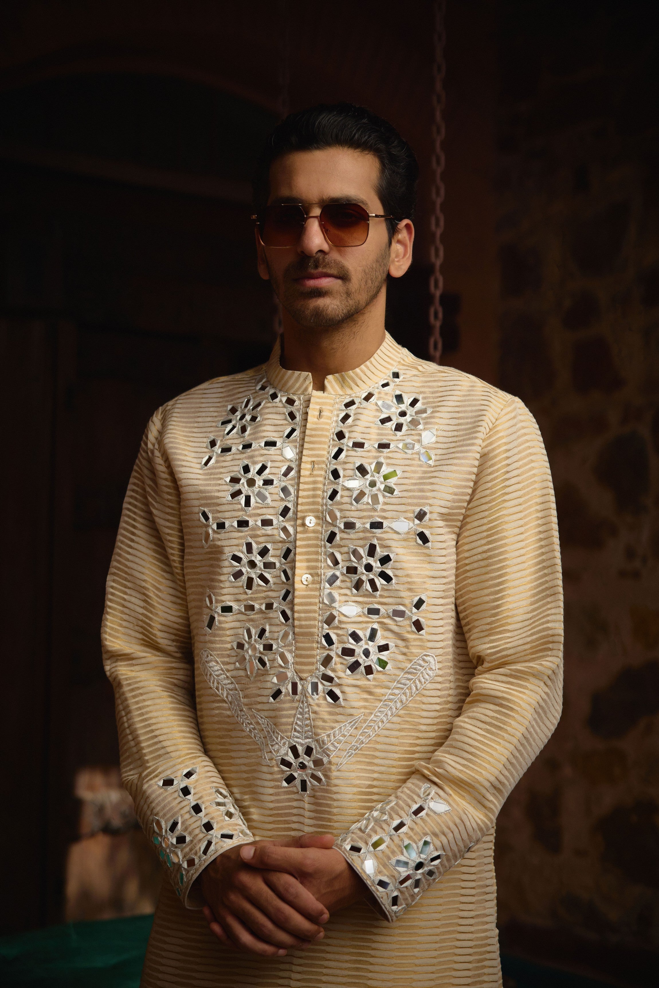 JUNA MAHAL GOLD KURTA