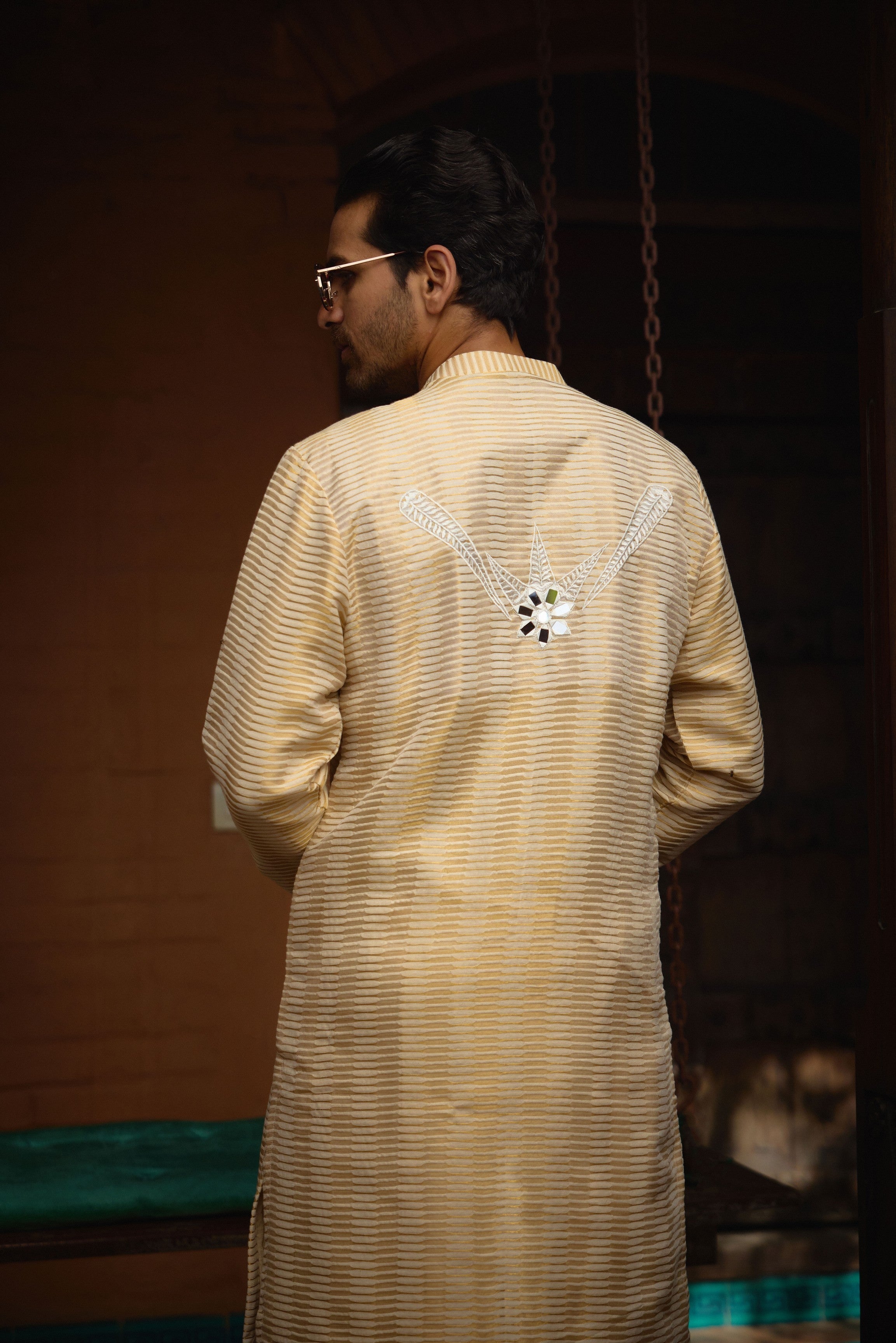 JUNA MAHAL GOLD KURTA