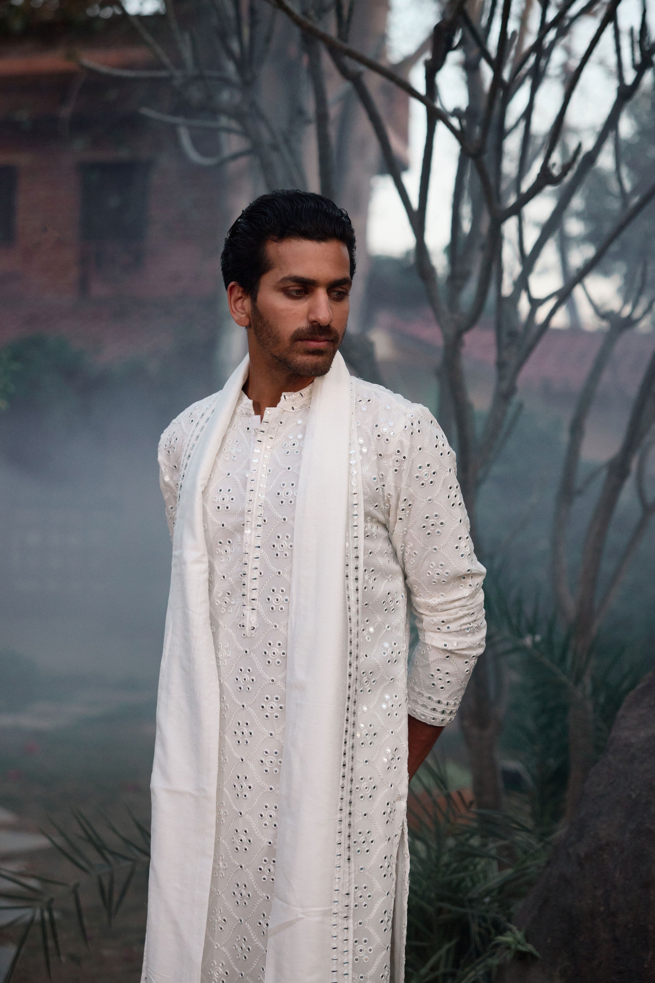 RANBIR KURTA (IVORY)
