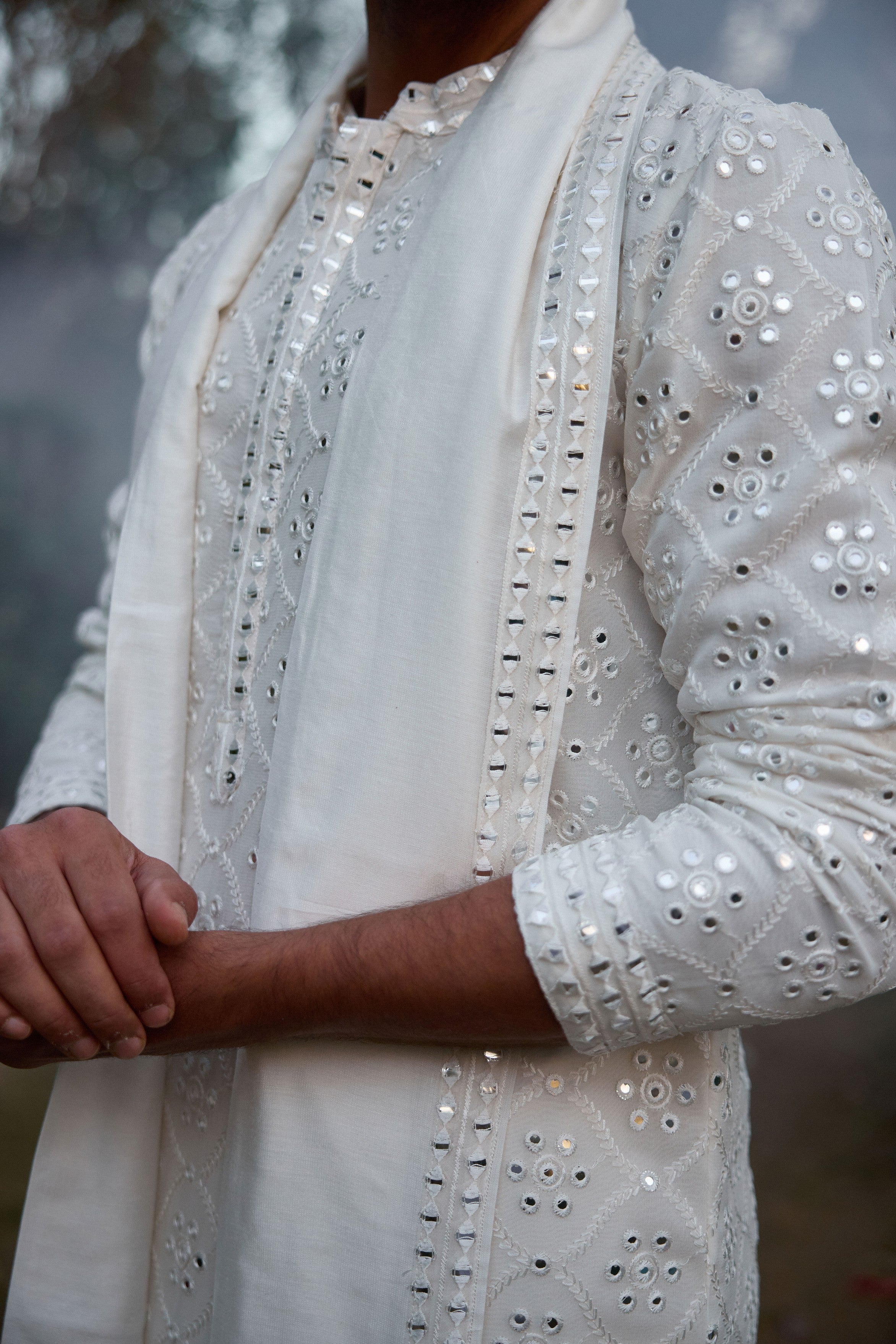 RANBIR KURTA (IVORY)