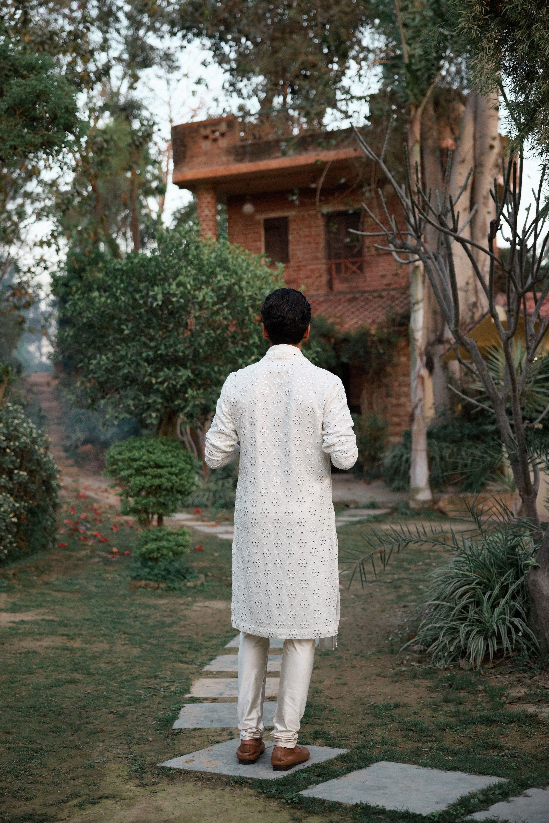 RANBIR KURTA (IVORY)