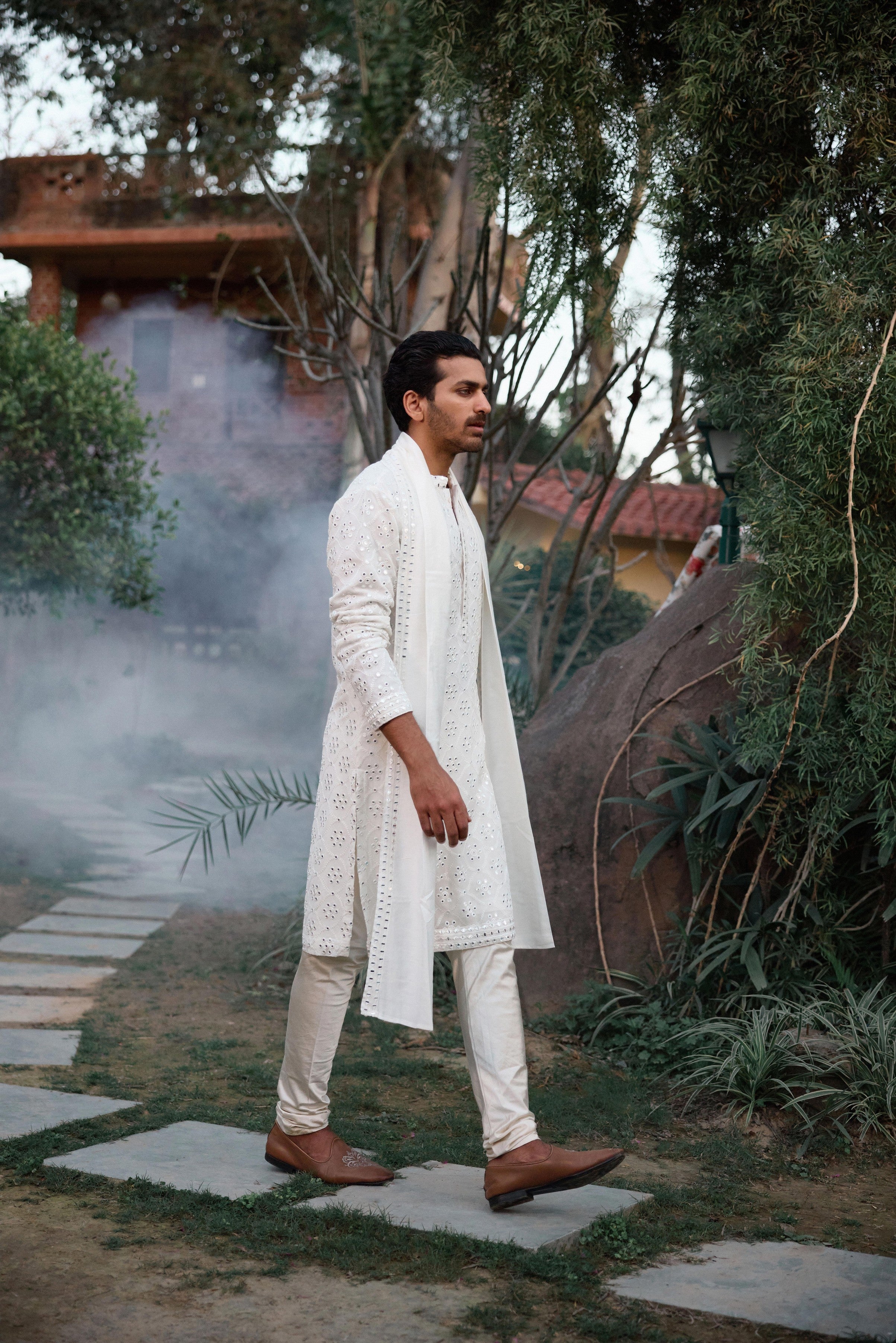 RANBIR KURTA (IVORY)