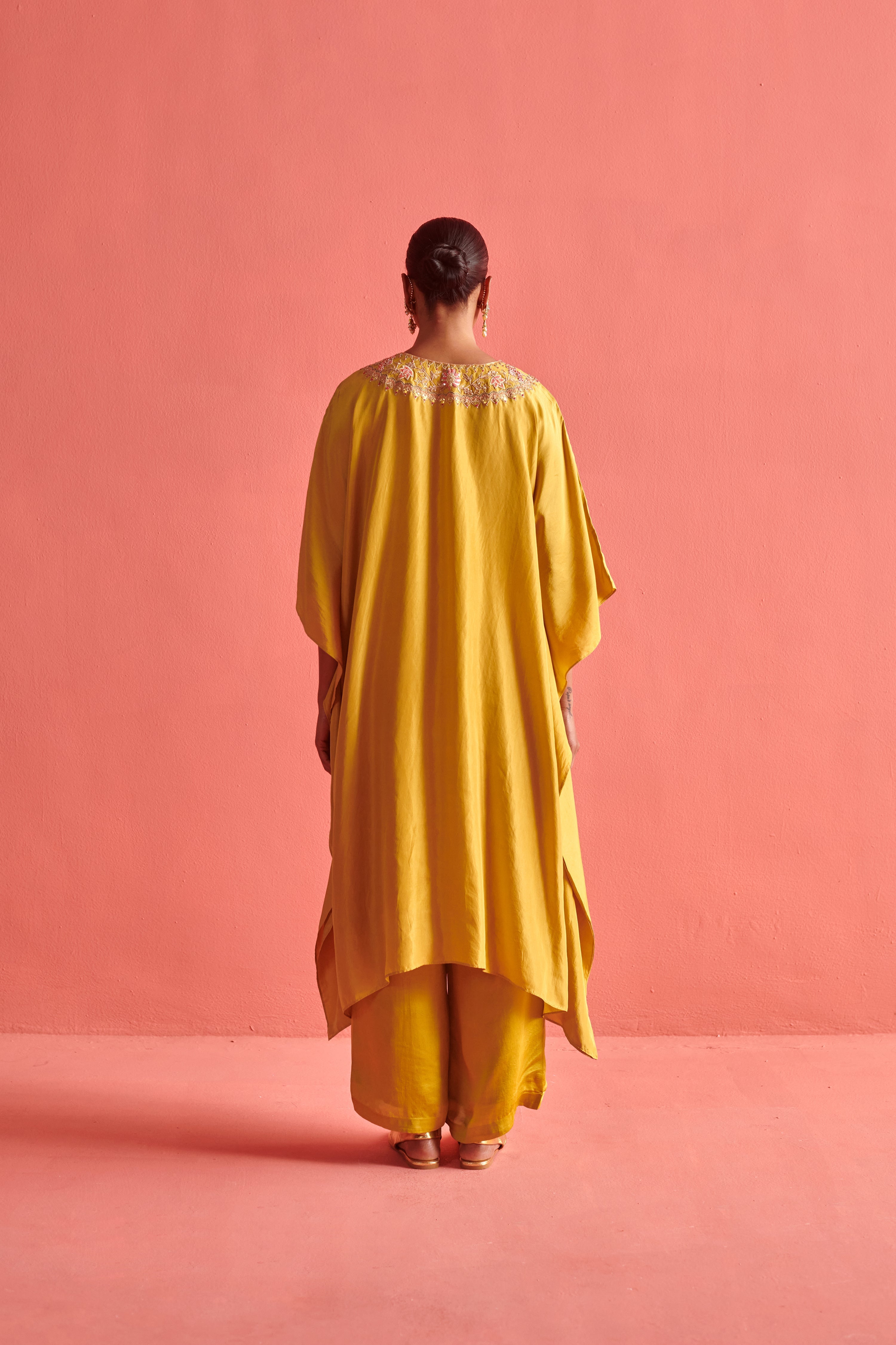 Pure Silk Kaftan & Bemberge Satin Pant