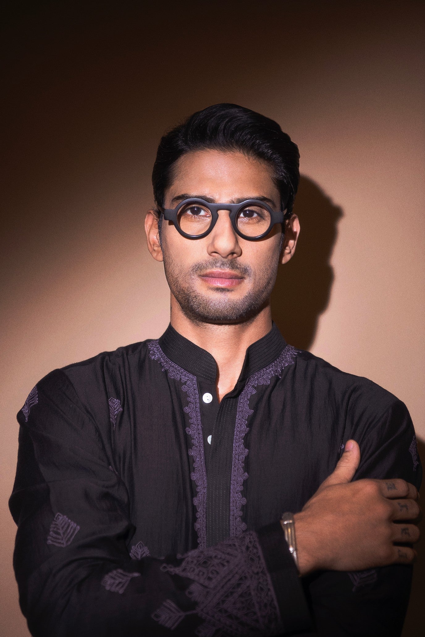 Black Kurta With Pants