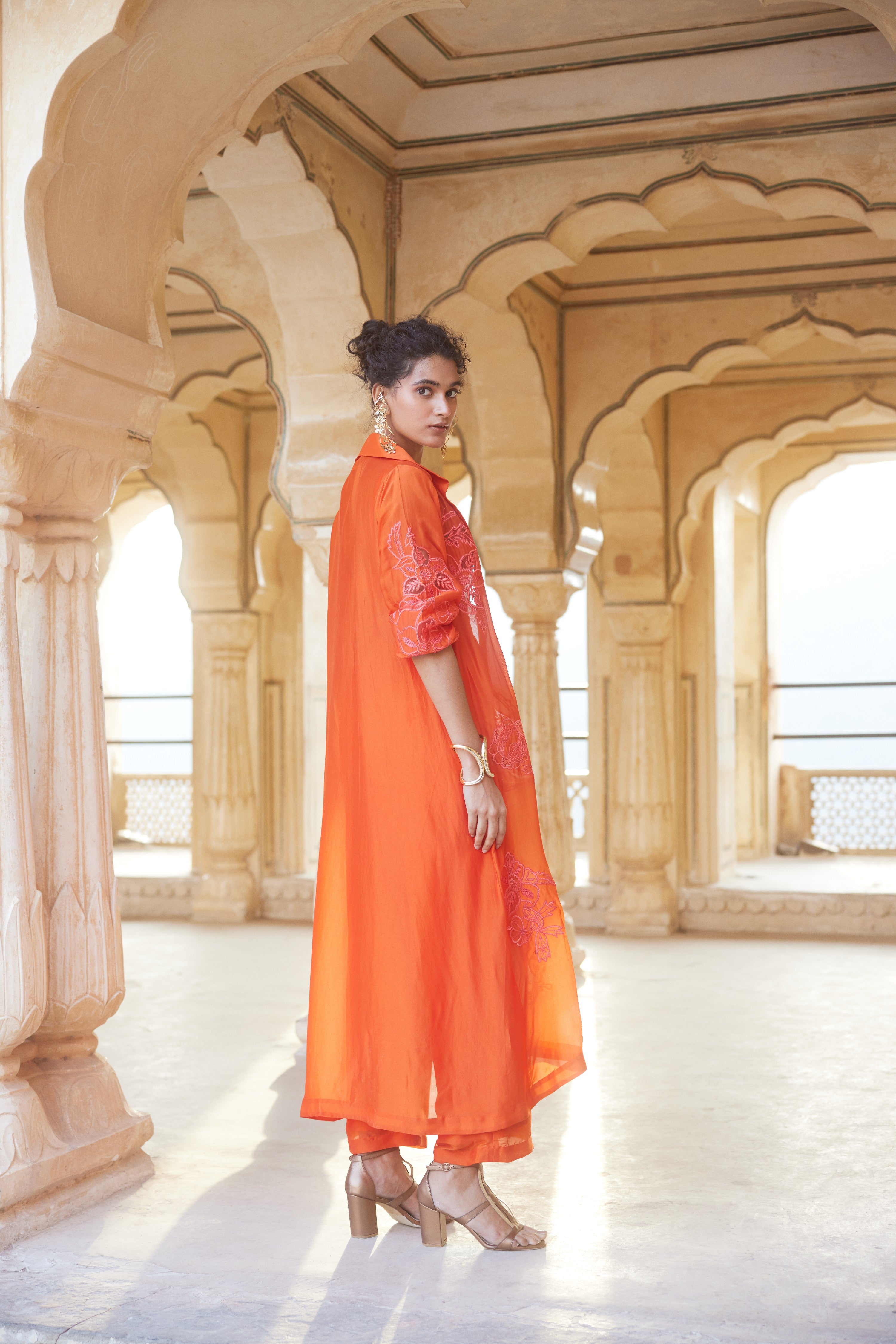ANTOINETTE JACKET SET – VERMILLION