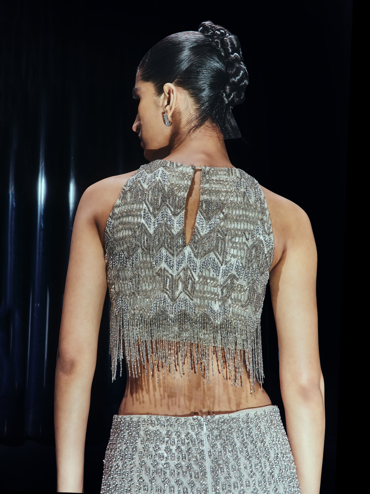 Mosaic Crystal Trouser Set