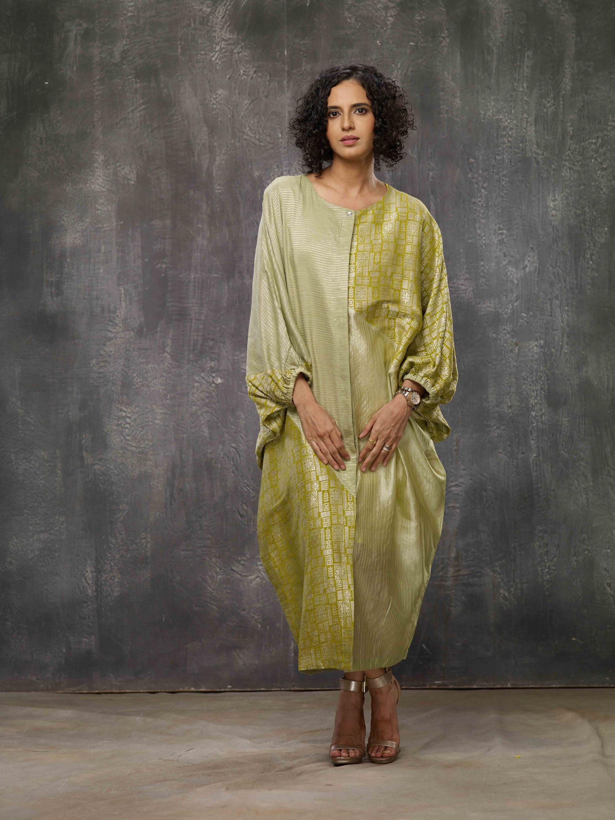 ACID YELLOW OVERSIZE DRESS