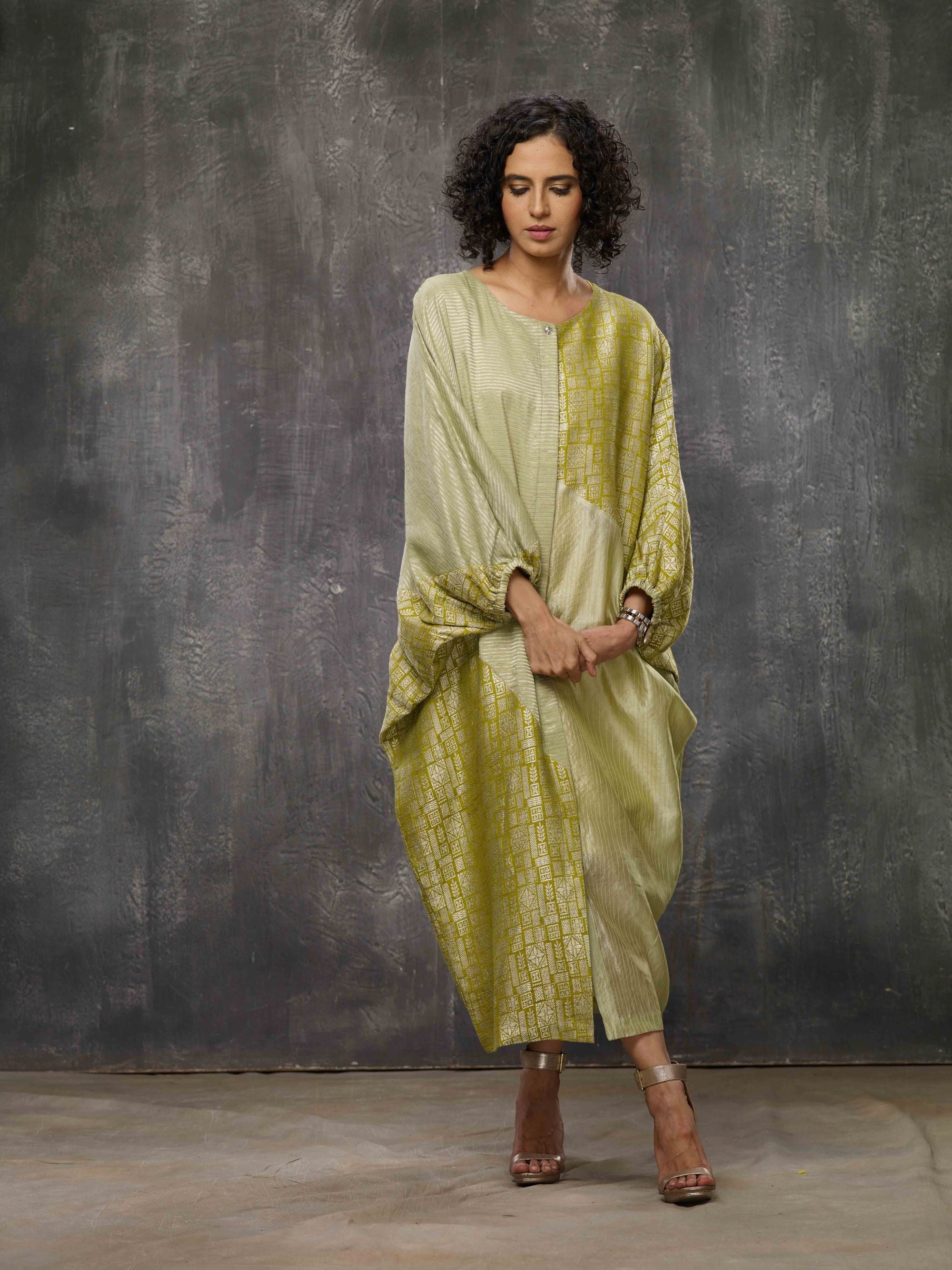 ACID YELLOW OVERSIZE DRESS