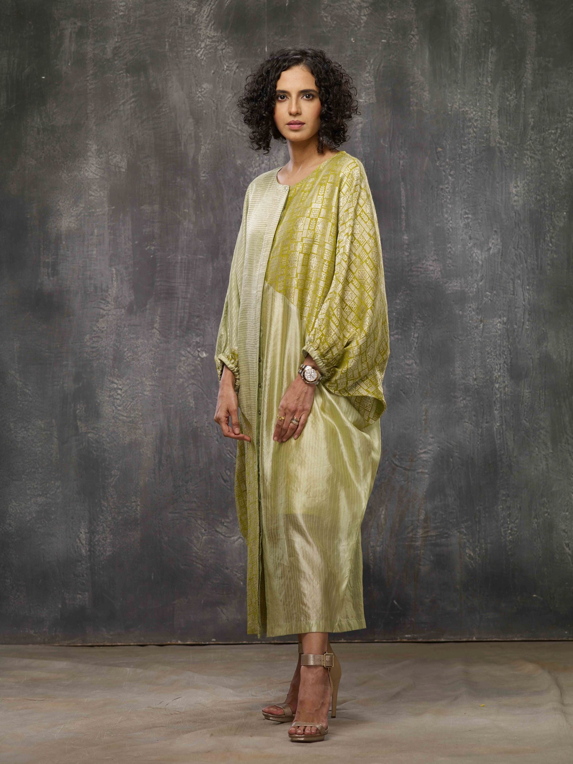 ACID YELLOW OVERSIZE DRESS