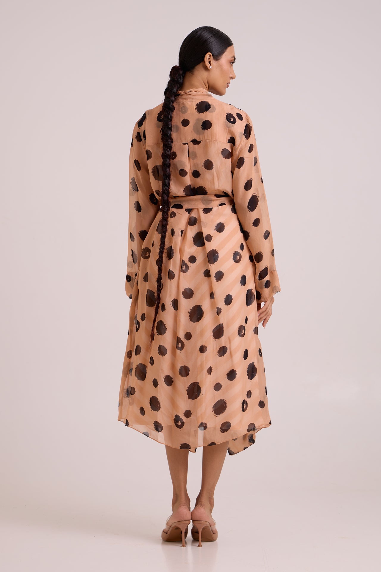 Neo - Almond Burst Flap Trench & Slip Dress