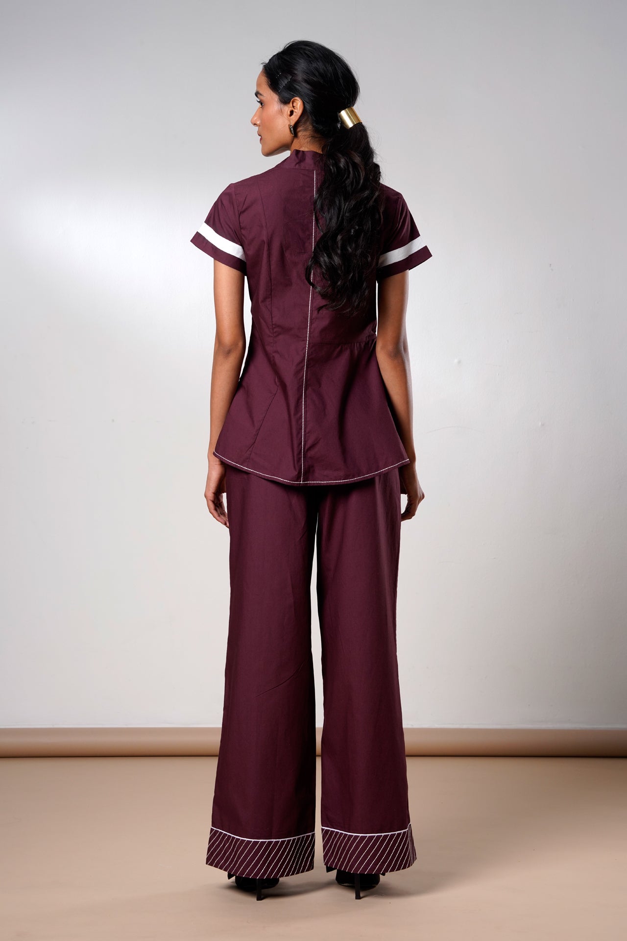 Brandy – Fold and Flow Wrap Top with Pants