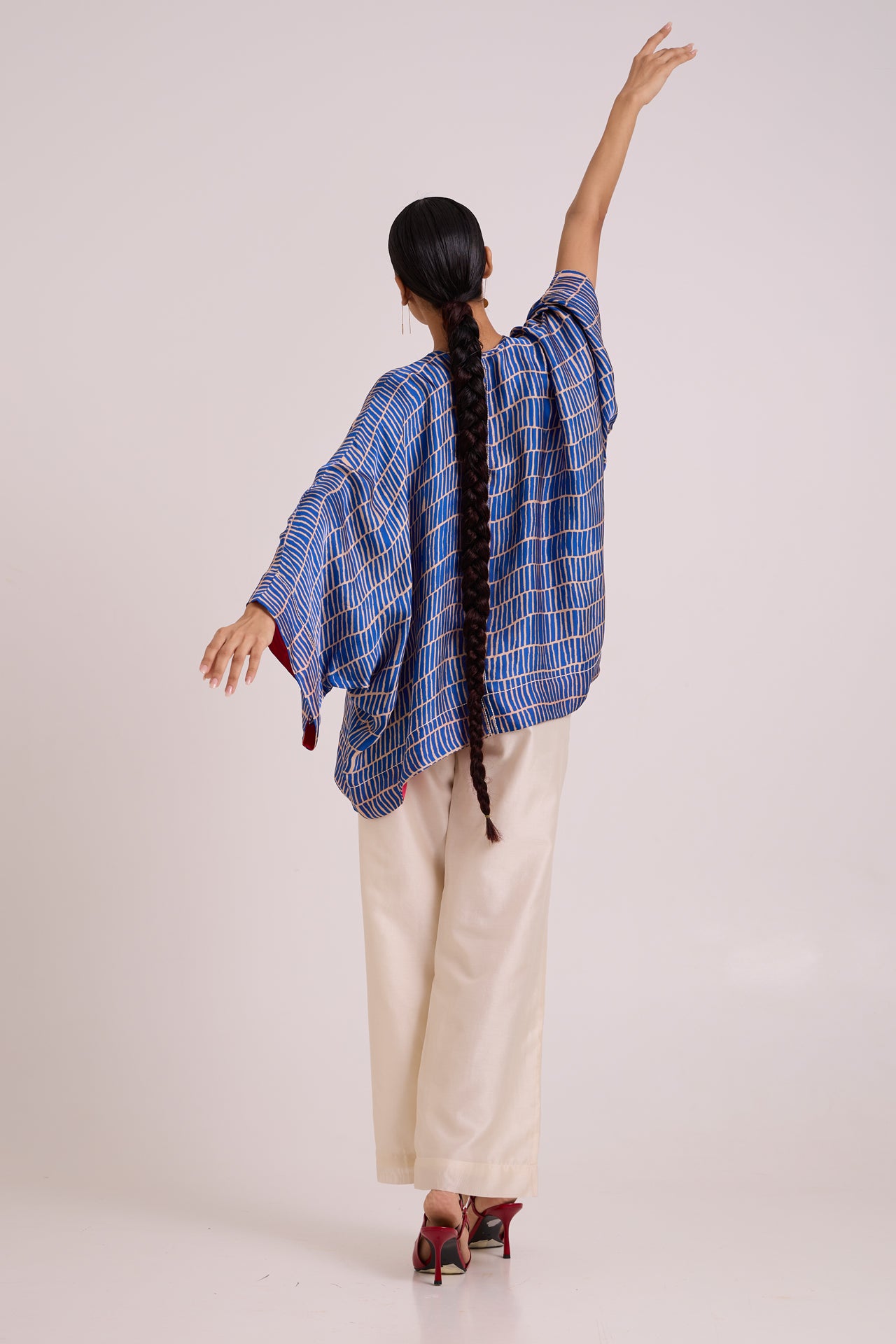 Sabrina - Electric Blue Cloud Top + Pants
